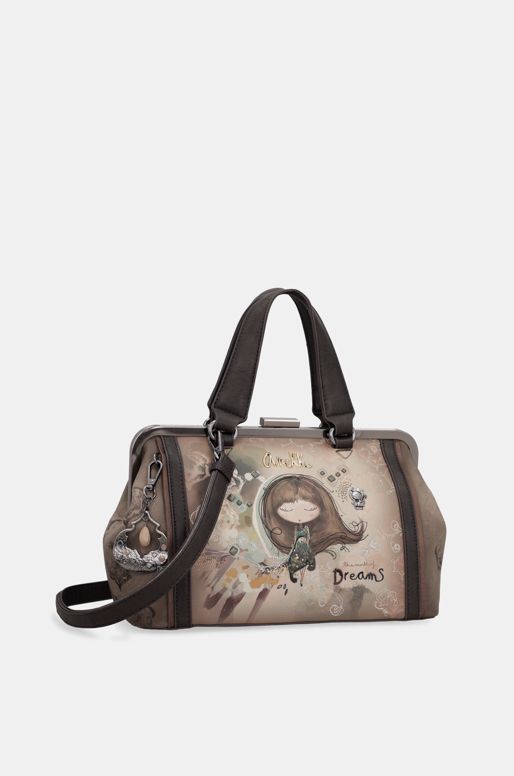 Real kiss clasp bag