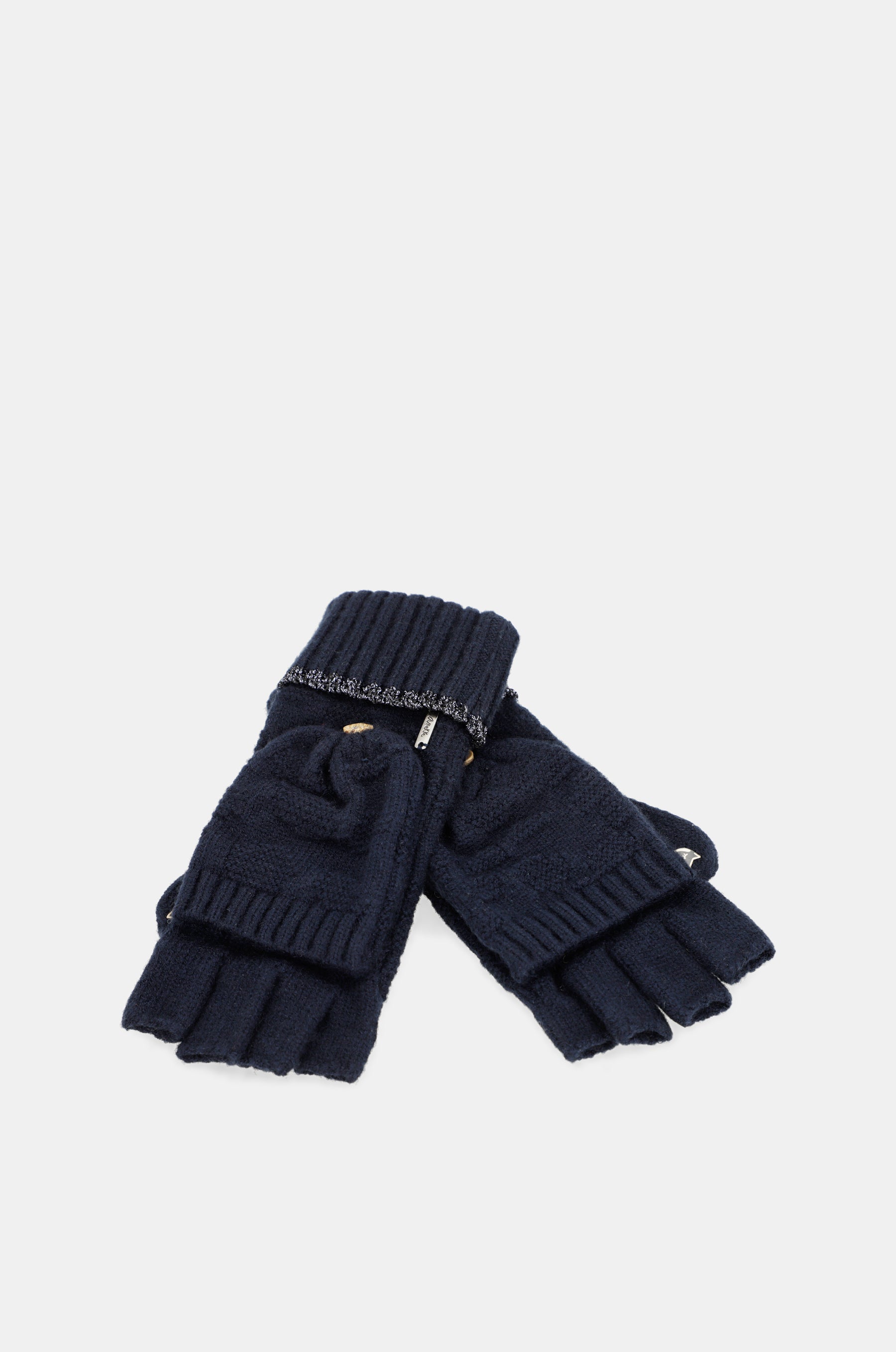 Navy mittens