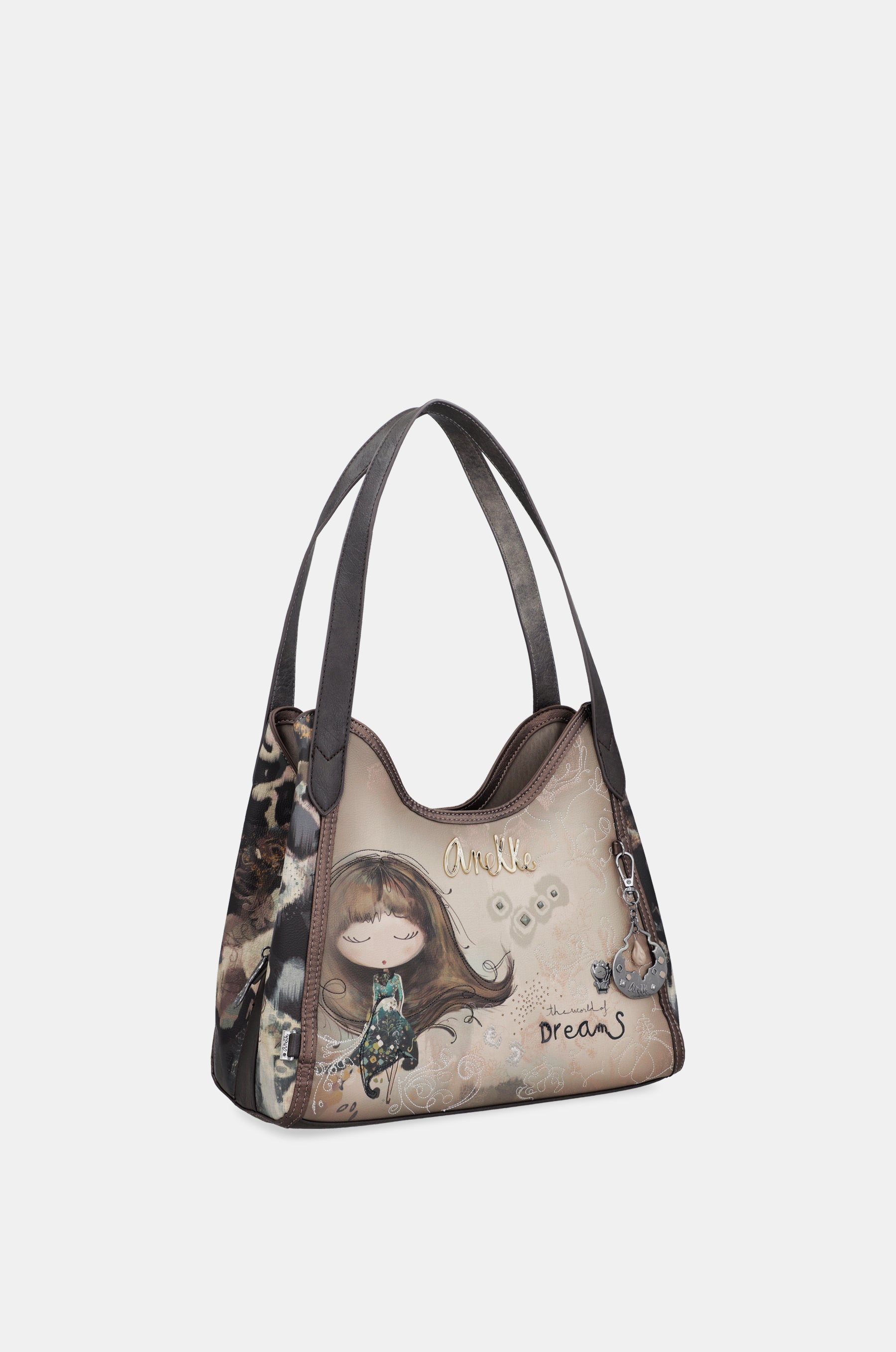 Real 2-handle shoulder bag