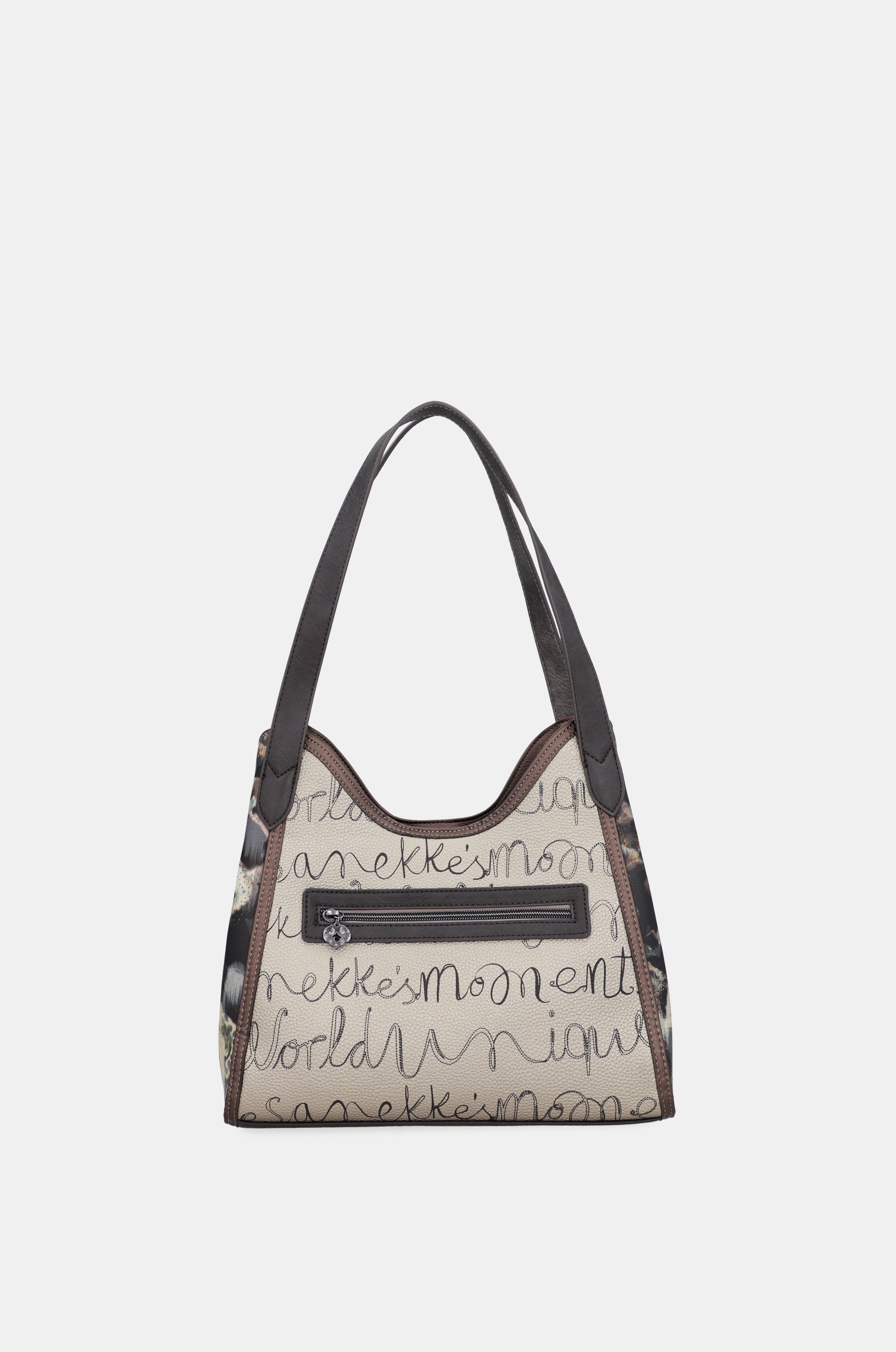 Real 2-handle shoulder bag