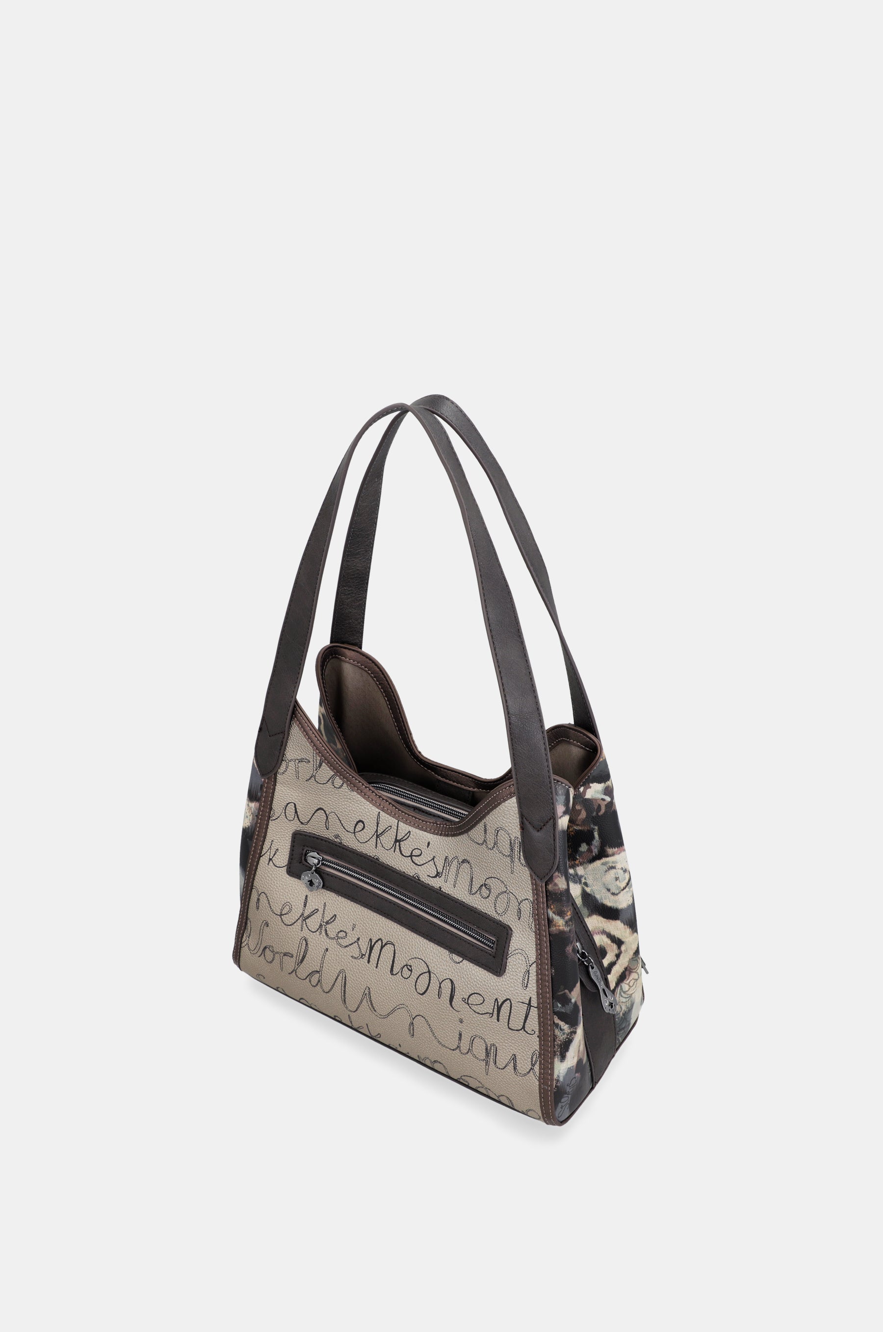 Real 2-handle shoulder bag