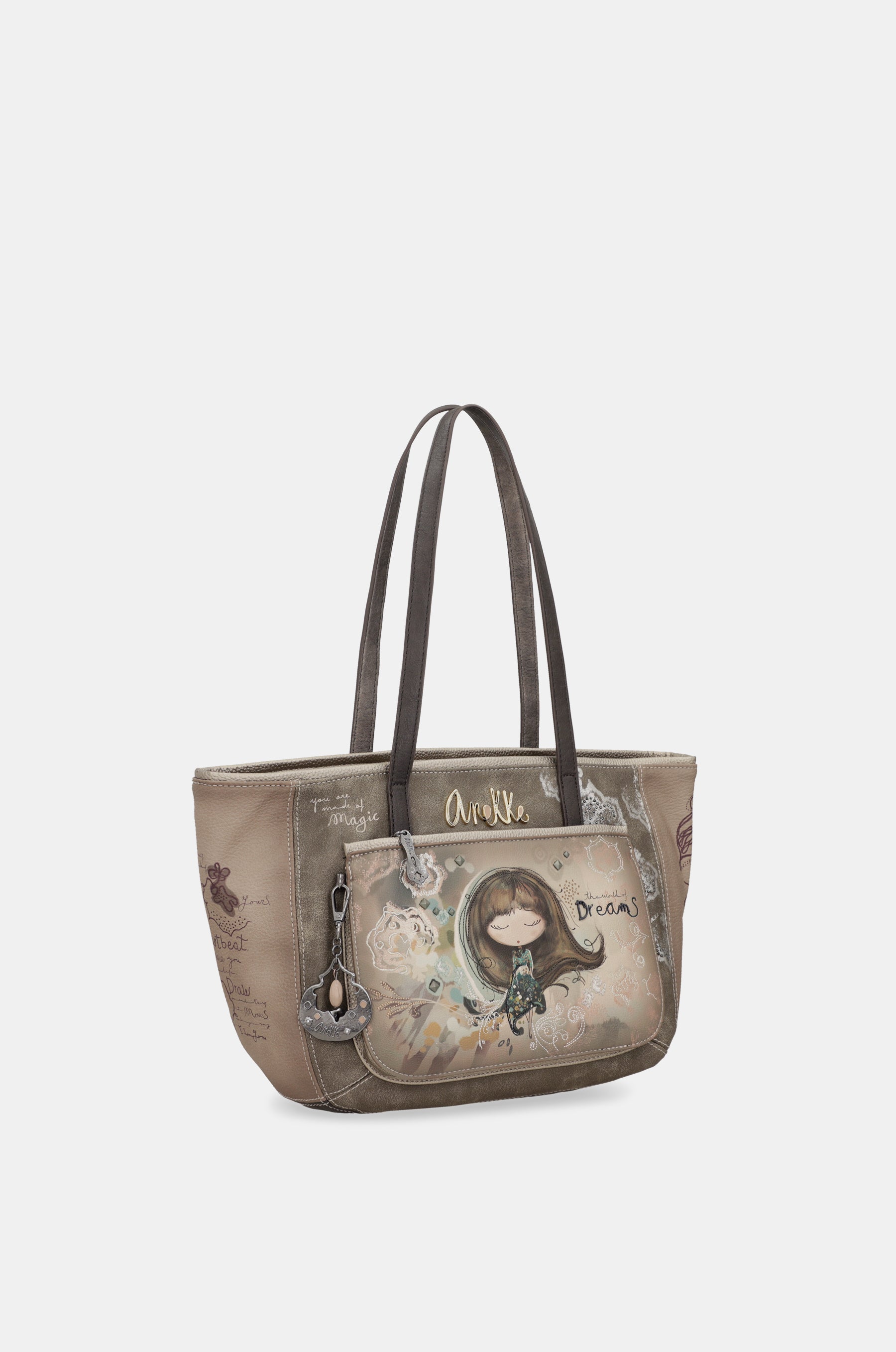 Real large shoulder bag