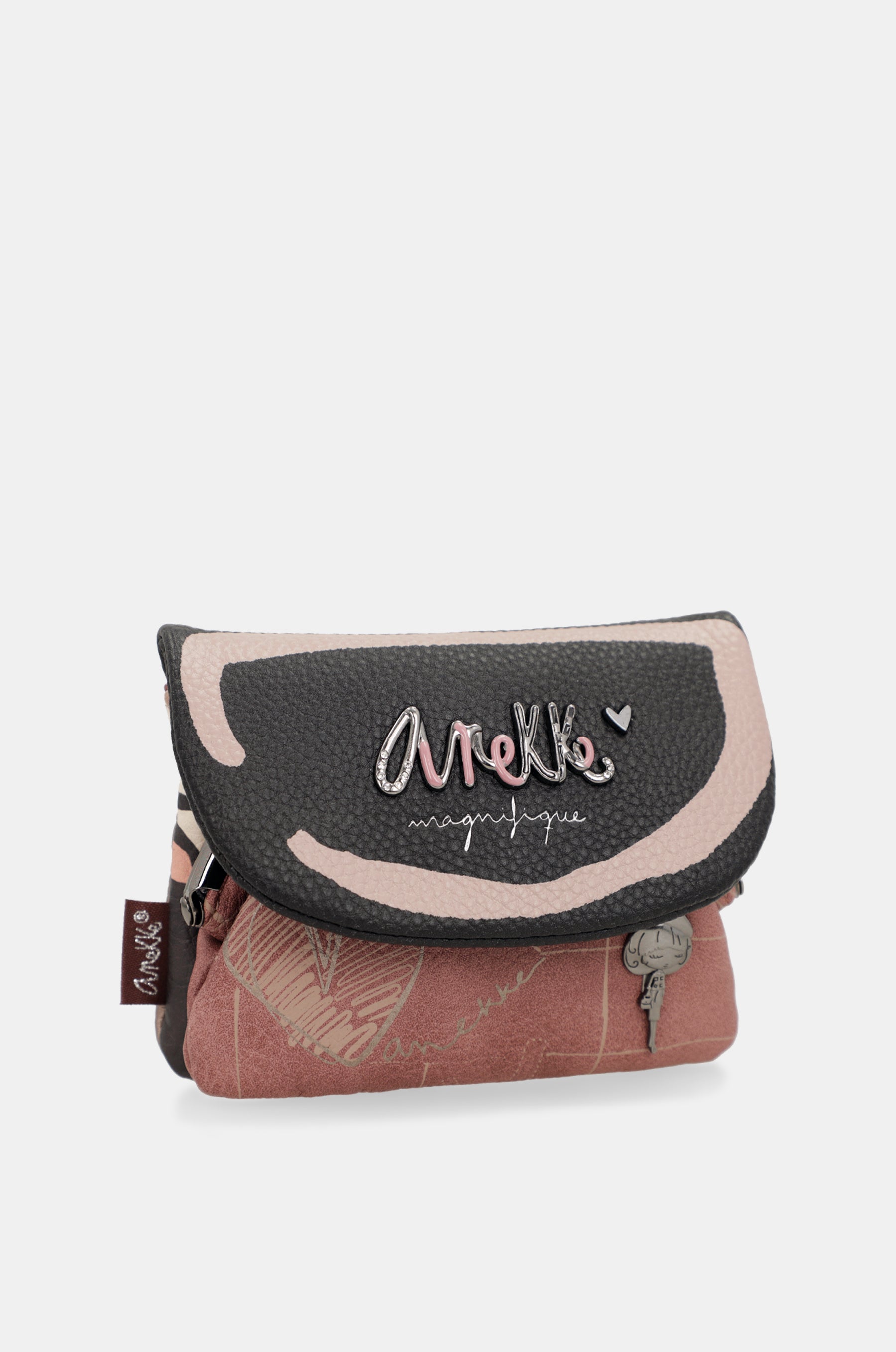 Parisian small coin purse with flap