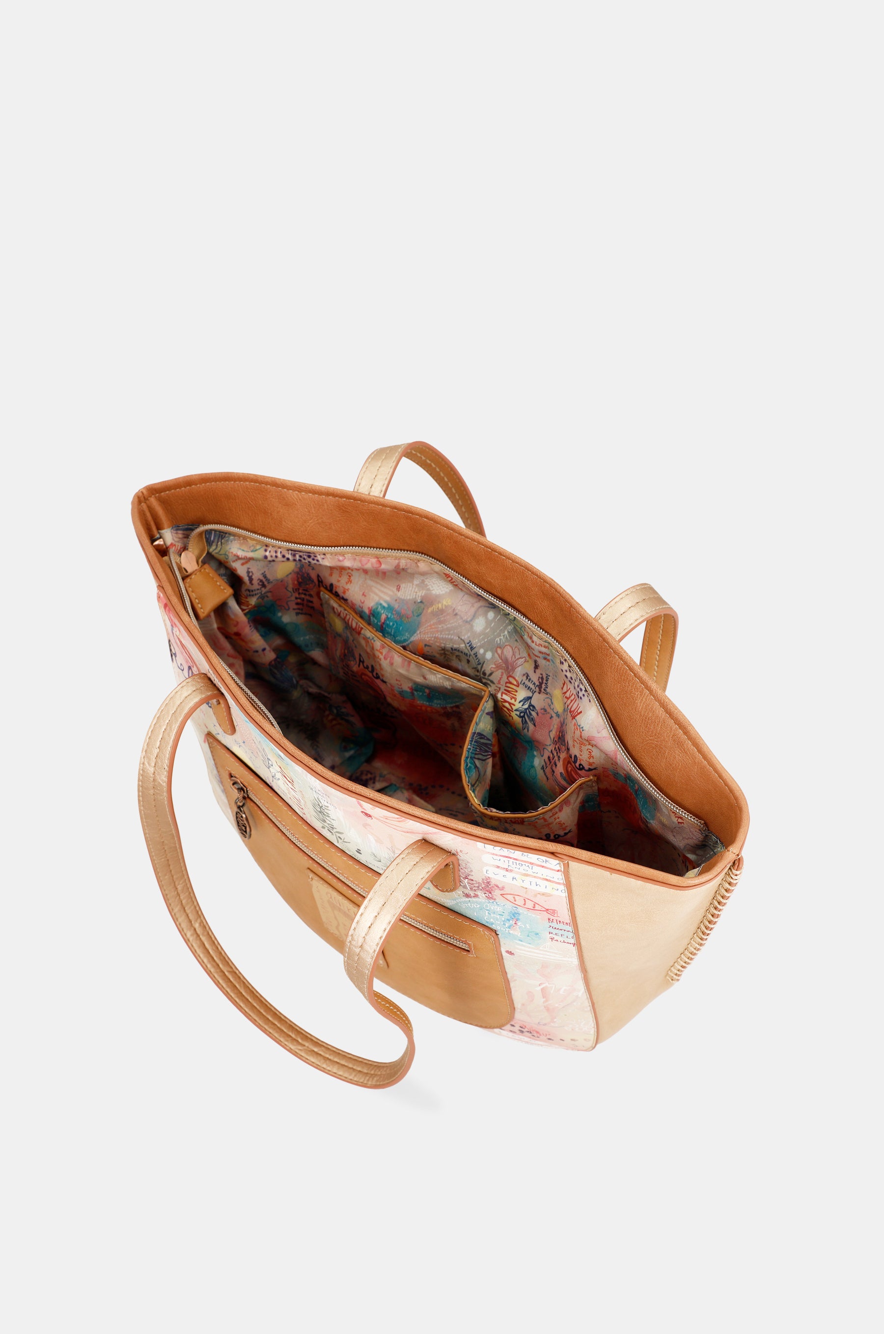 Mediterranean Oval shopper bag