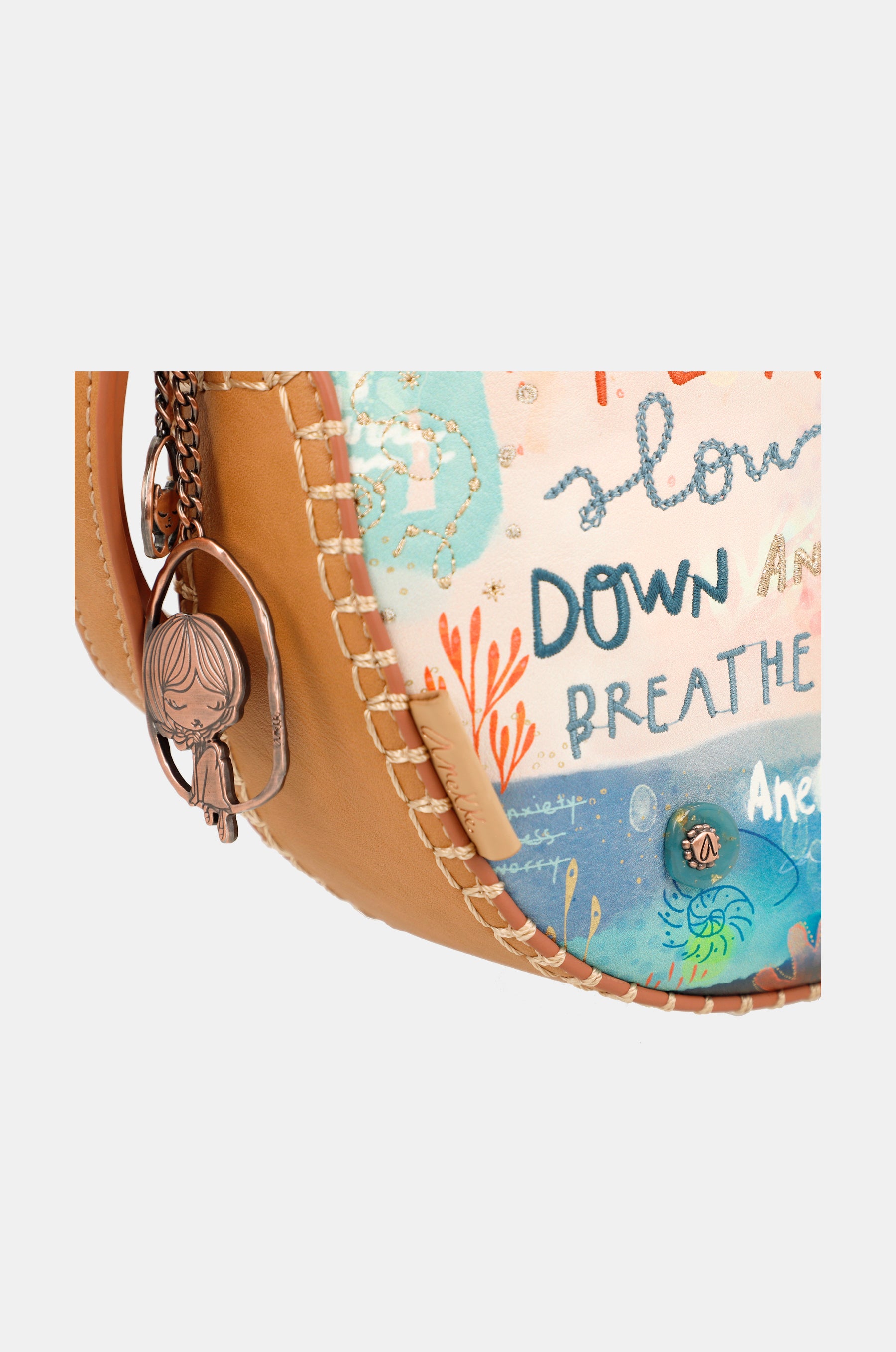 Mediterranean Oval Shoulder Bag