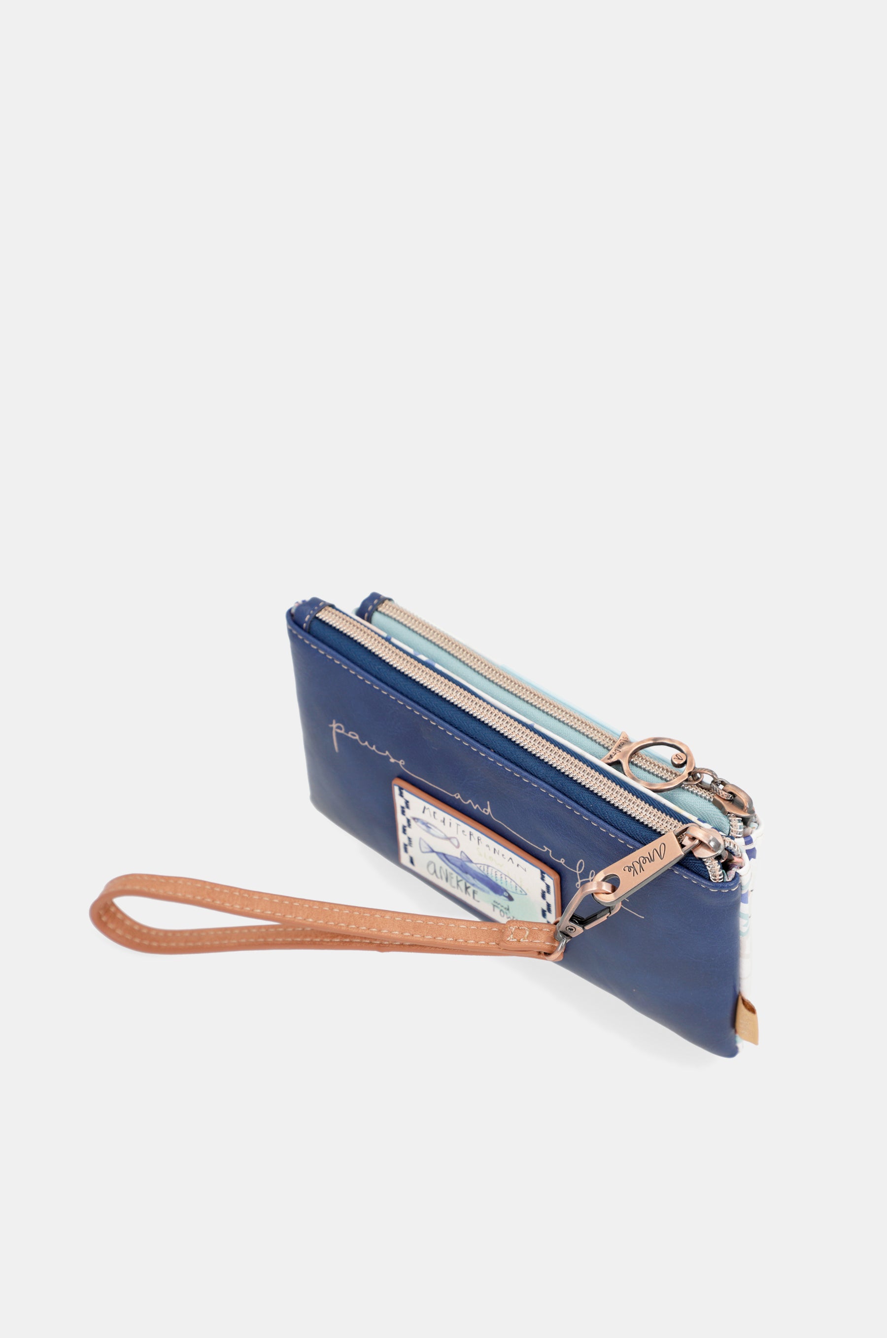 Sunrise Wallet purse with hand strap