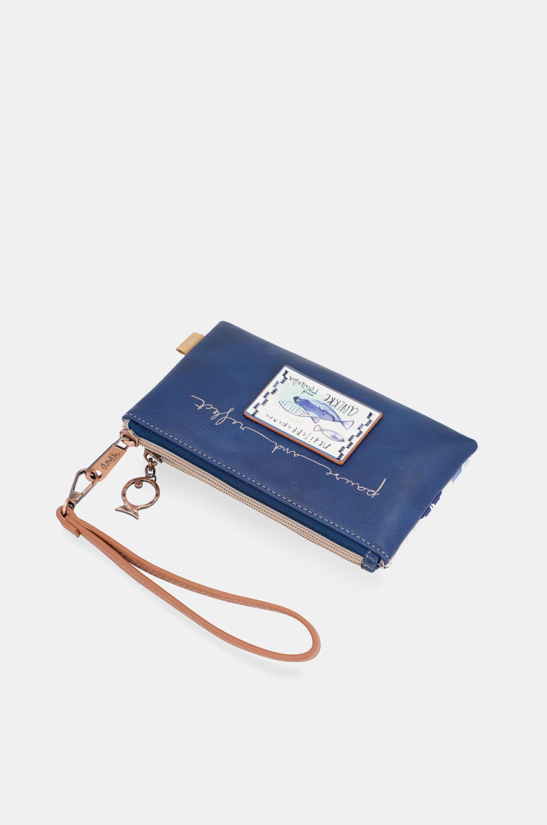 Sunrise Wallet purse with hand strap