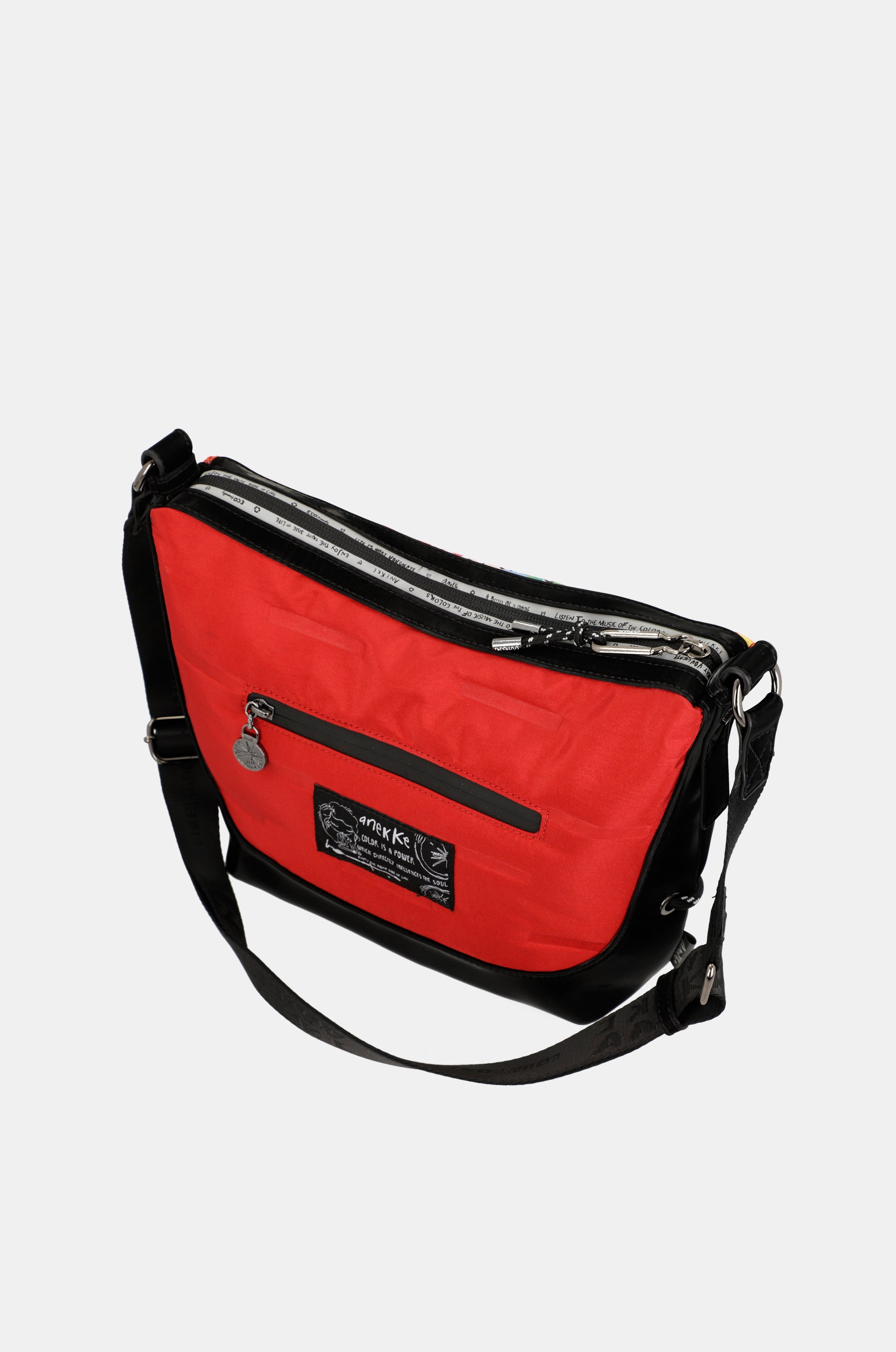 Nature Colors red large shoulder bag