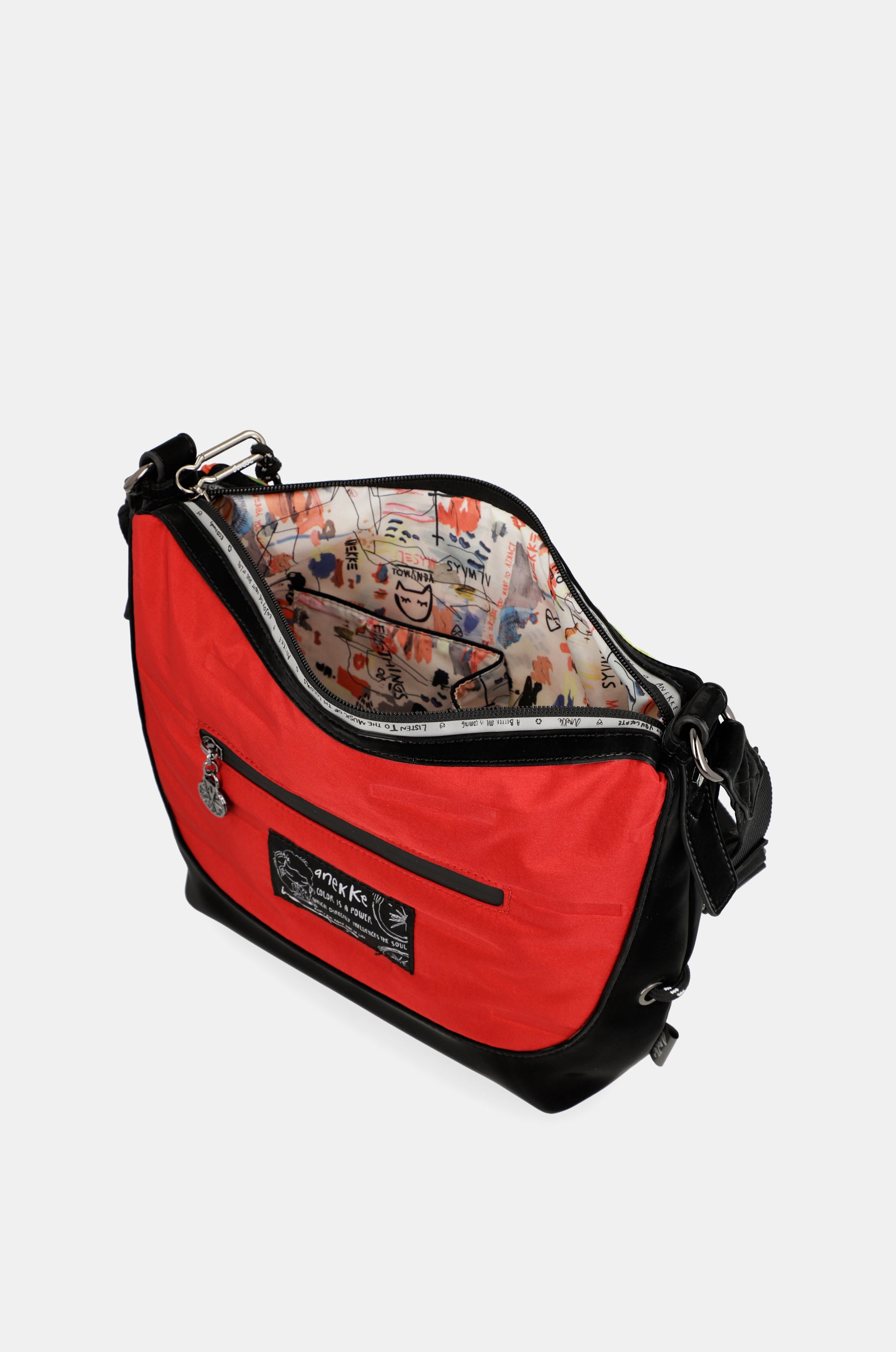 Nature Colors red large shoulder bag