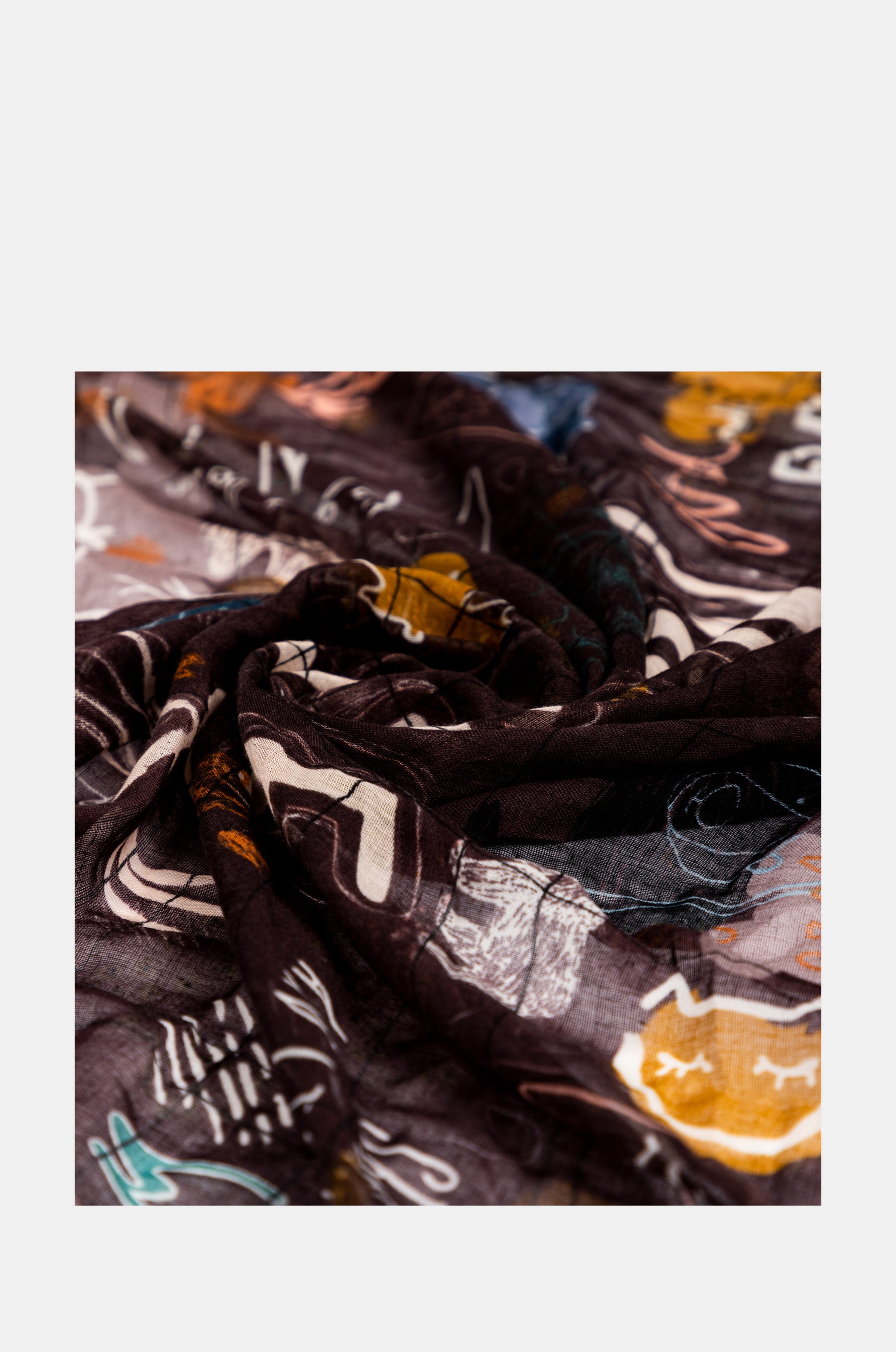 Dark moose scarf