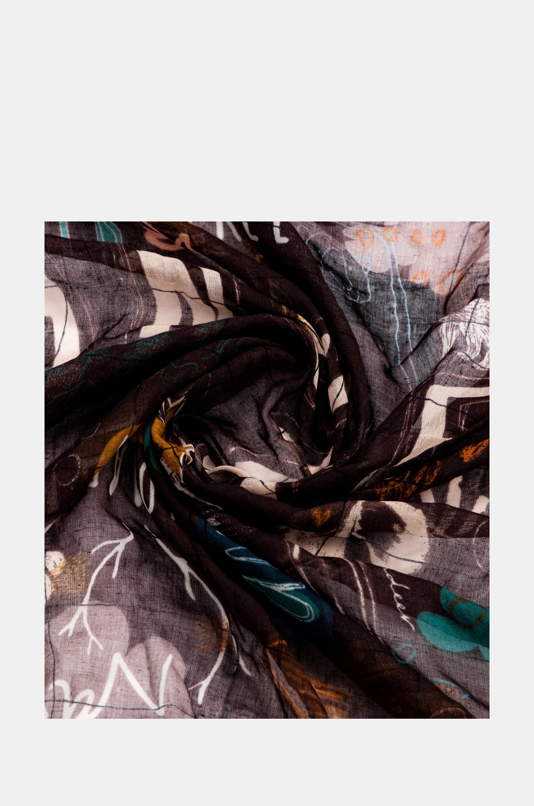 Dark moose scarf