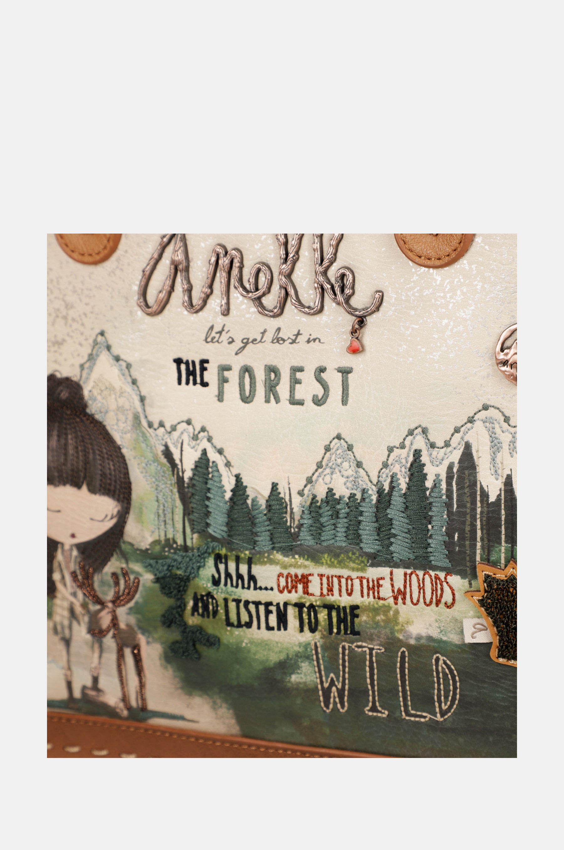 The Forest two handles bag with triple compartment