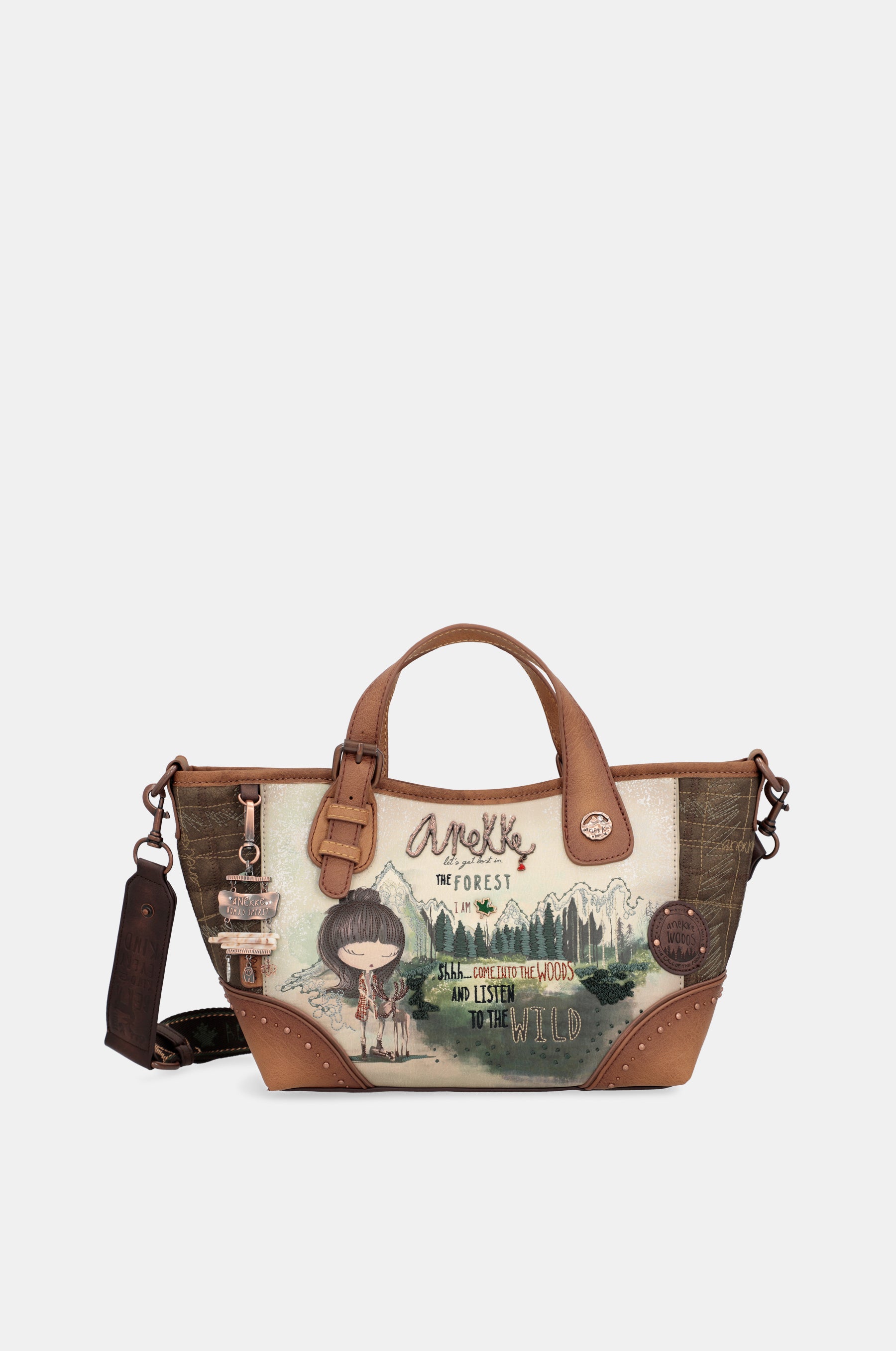 The Forest shoulder tote bag with shoulder strap