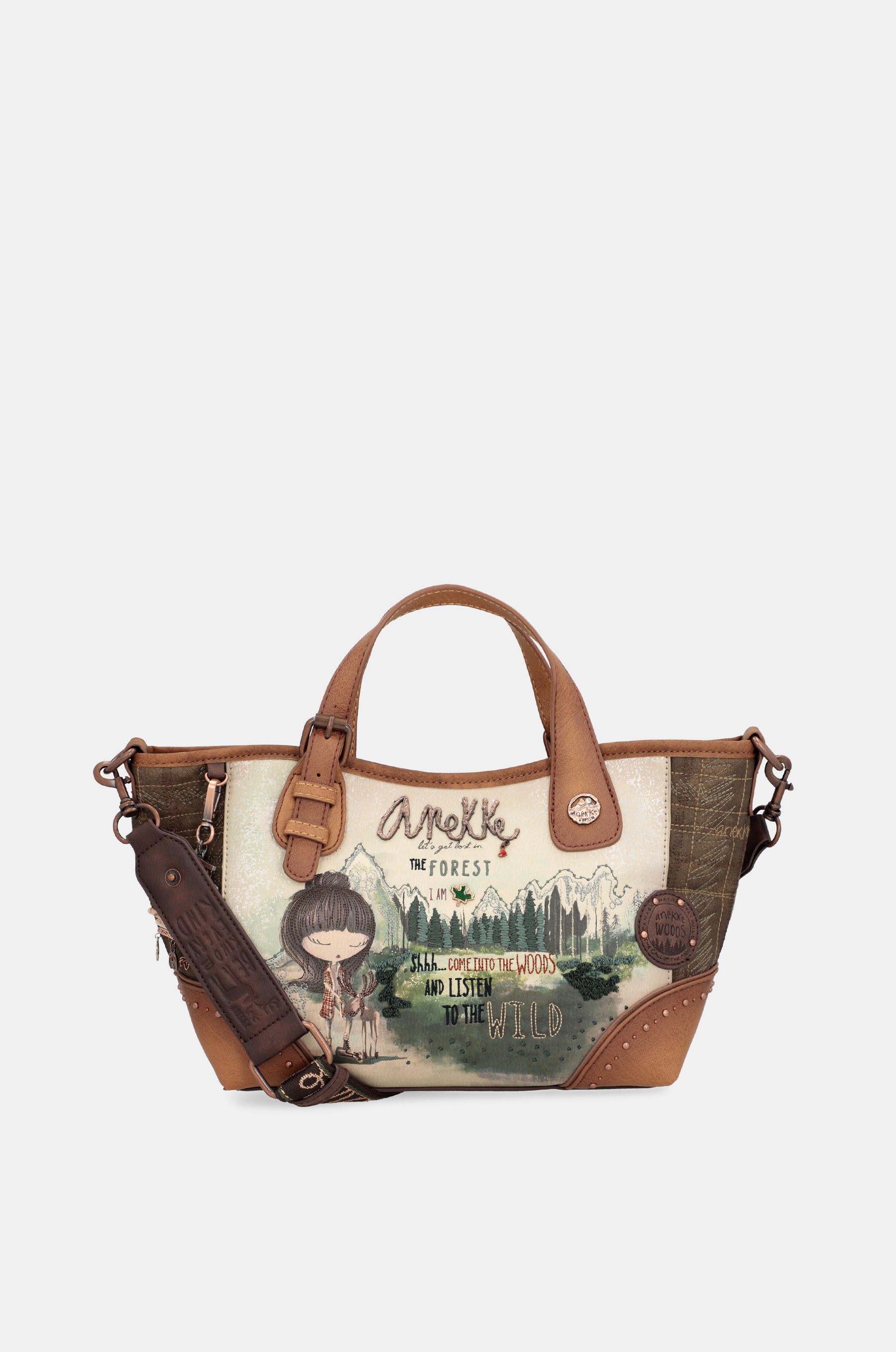 The Forest shoulder tote bag with shoulder strap