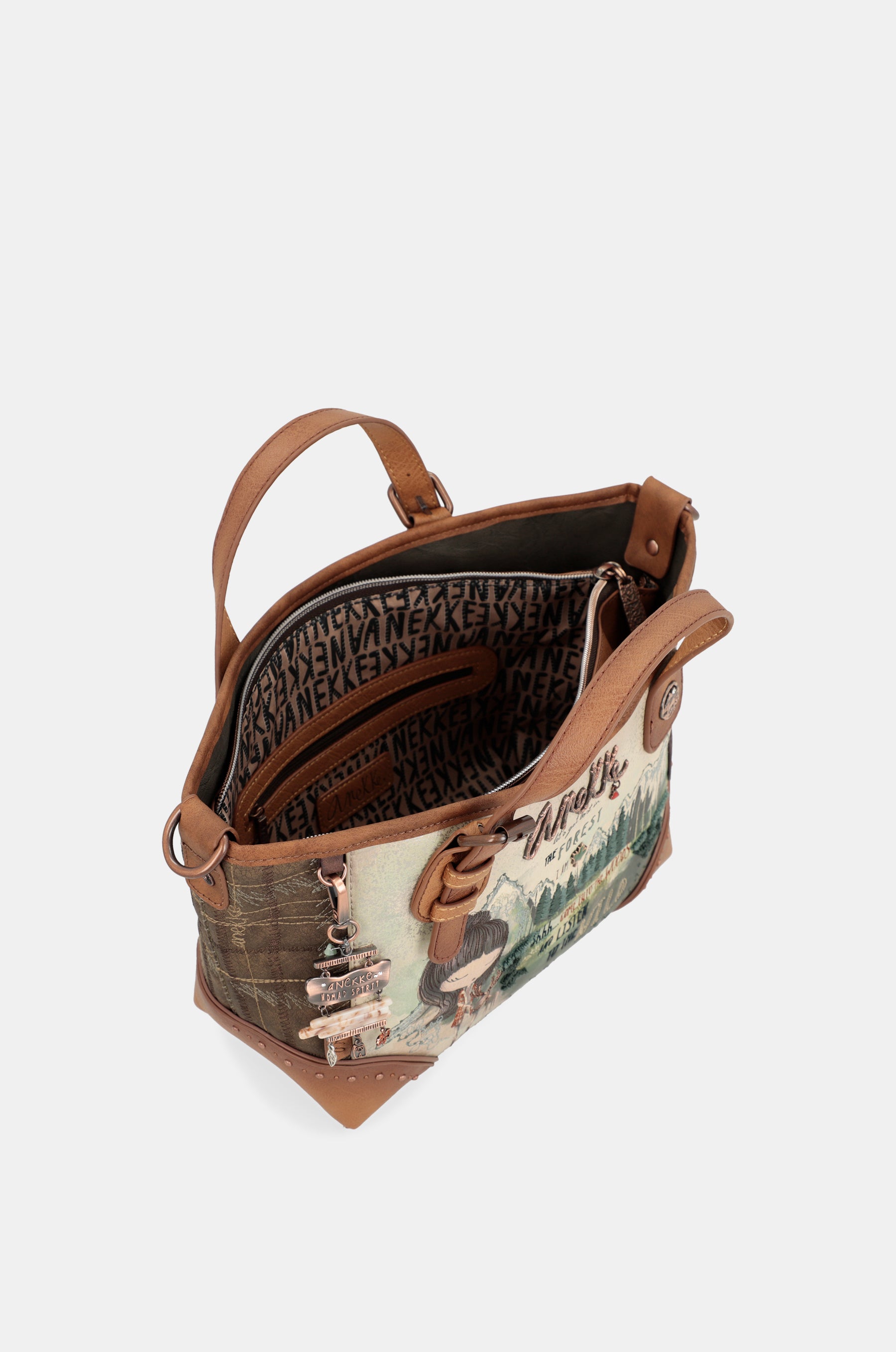 The Forest shoulder tote bag with shoulder strap