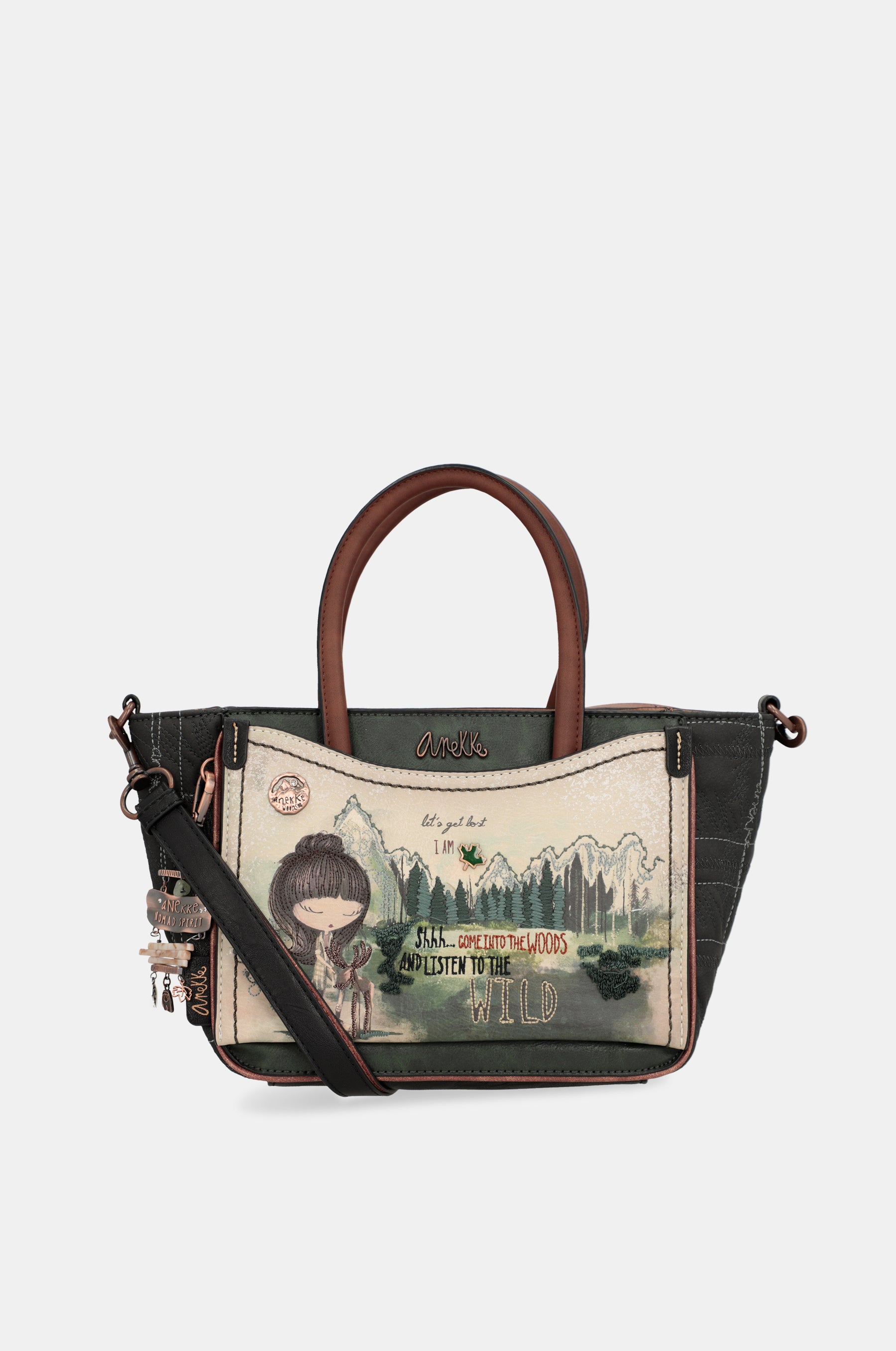 The Forest tote bag with shoulder strap