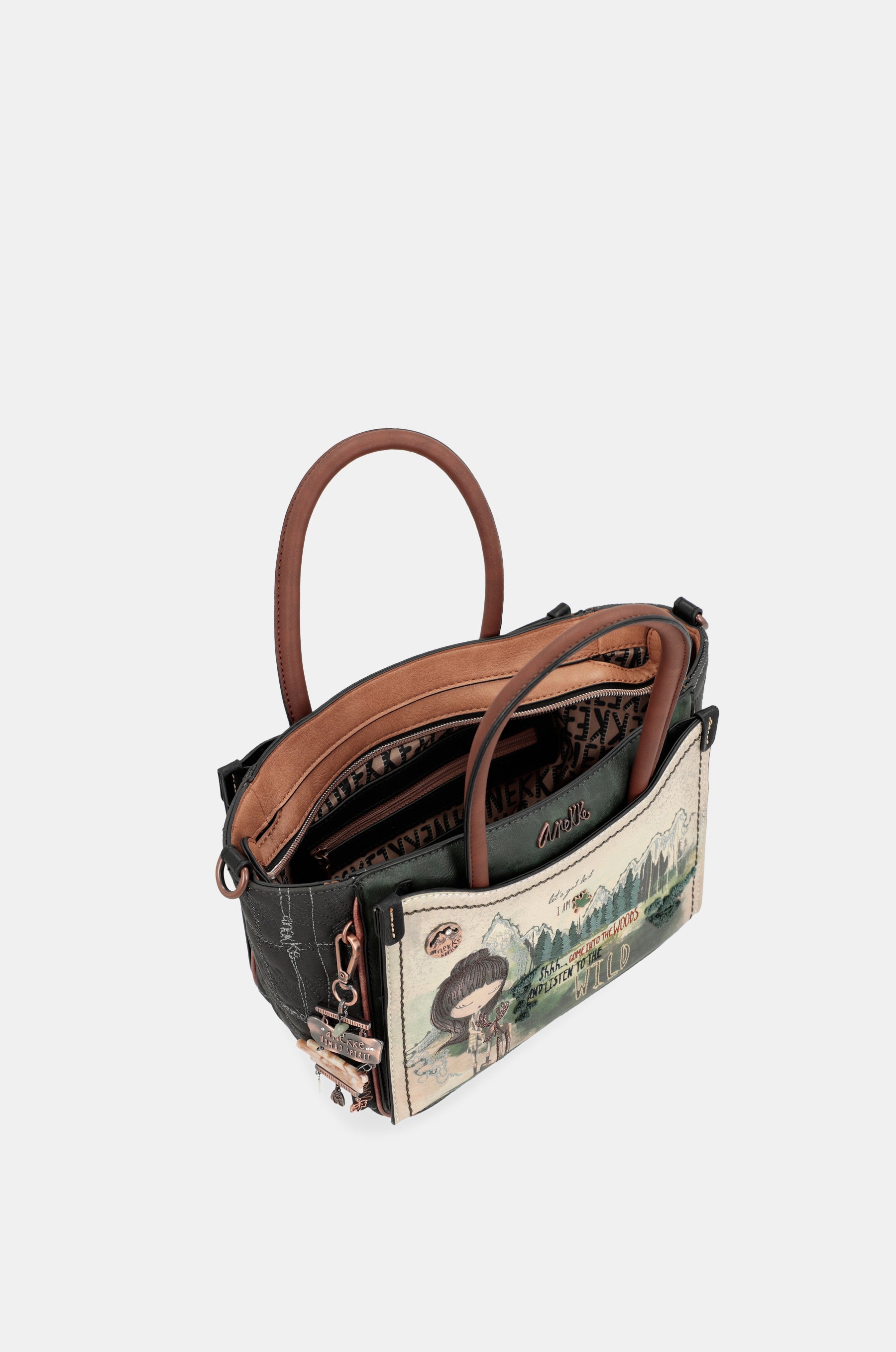 The Forest tote bag with shoulder strap