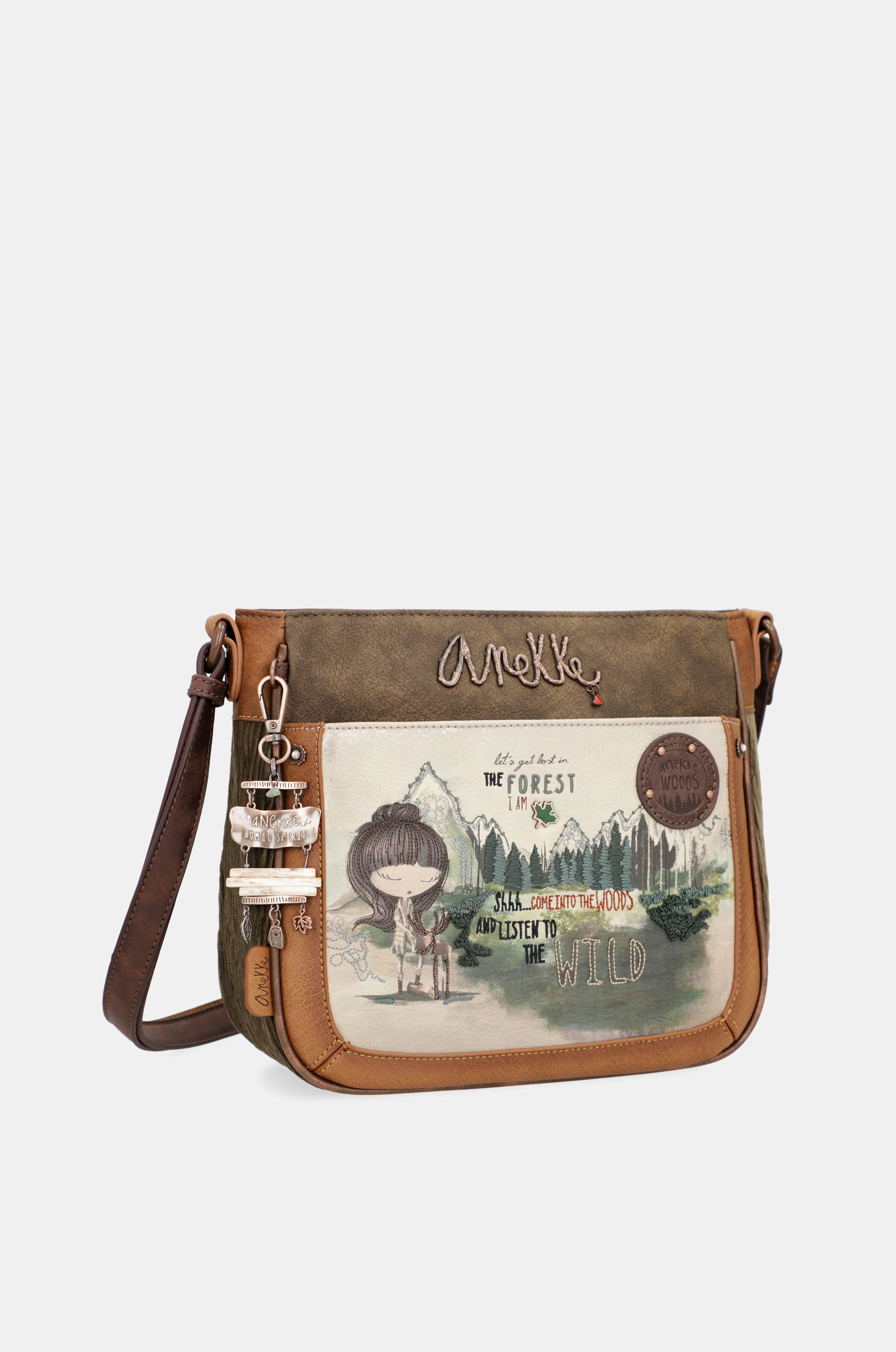 The Forest medium printed shoulder bag