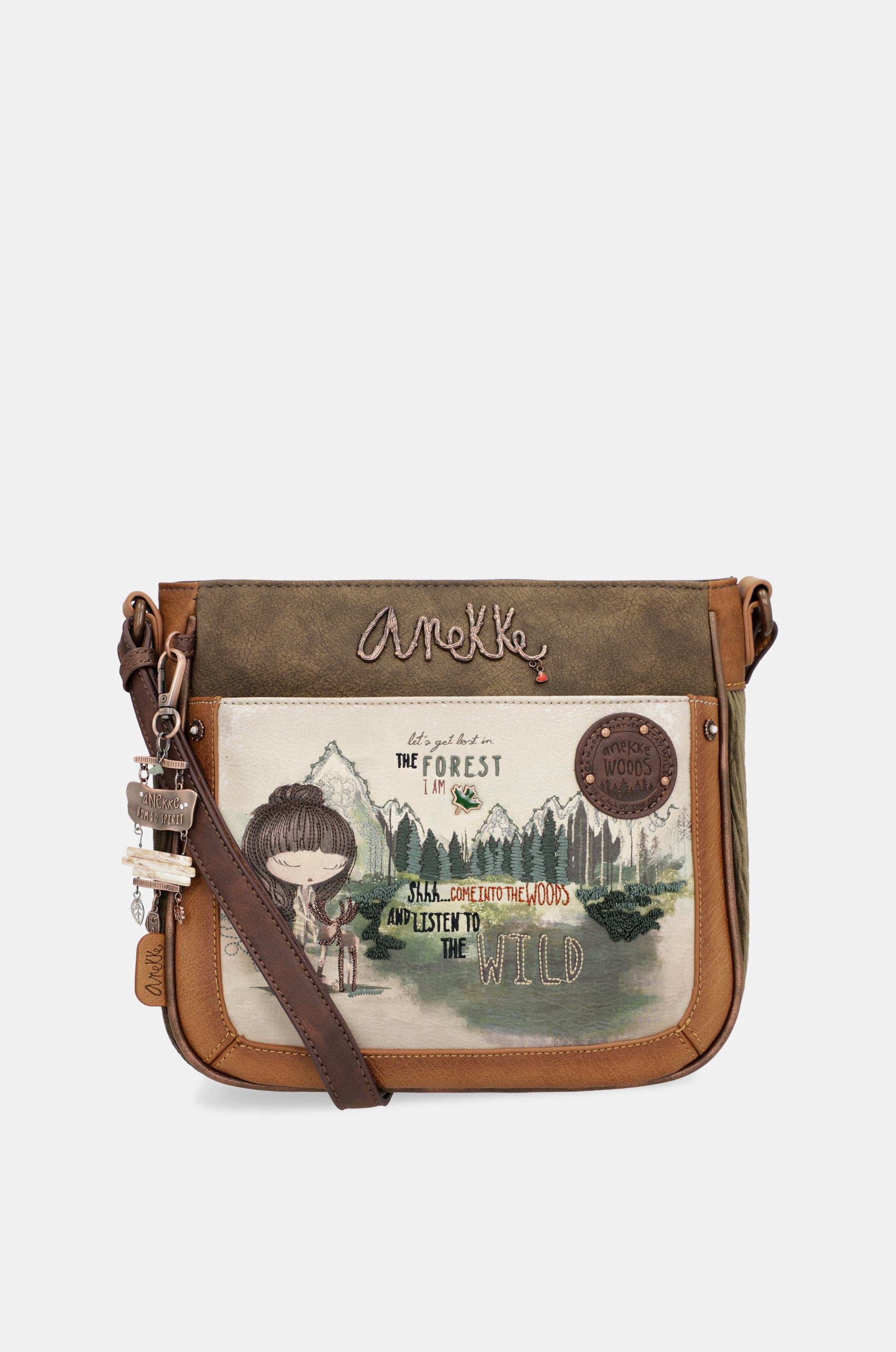 The Forest medium printed shoulder bag