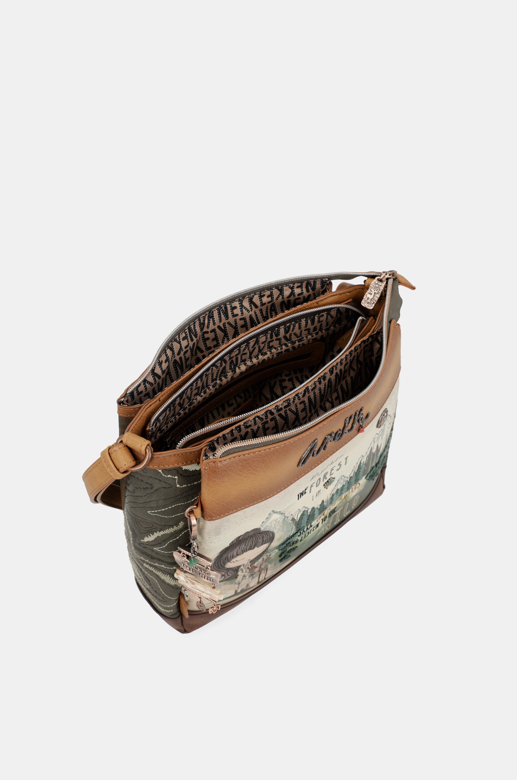 The Forest printed shoulder bag