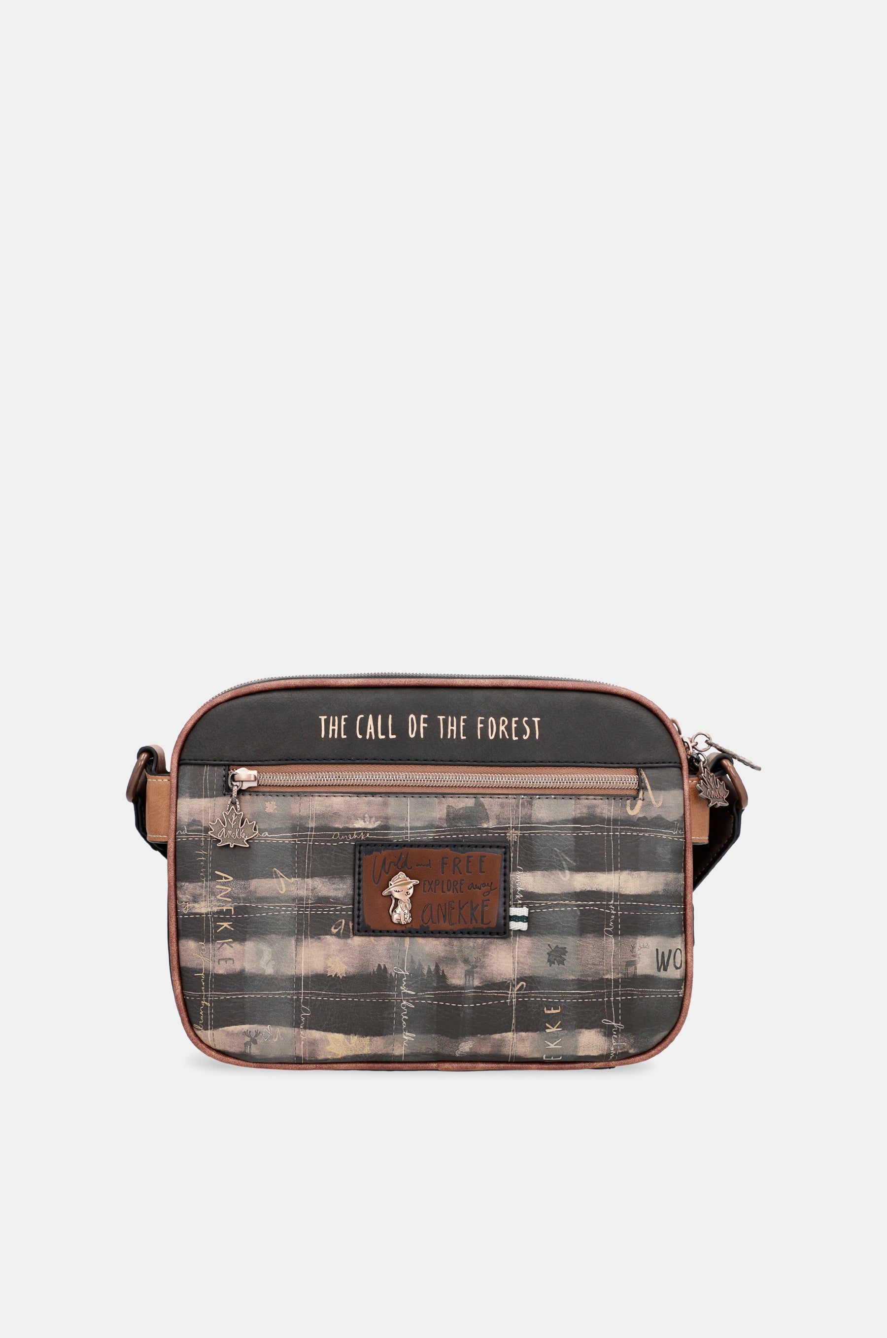 The Forest triple compartment messenger bag