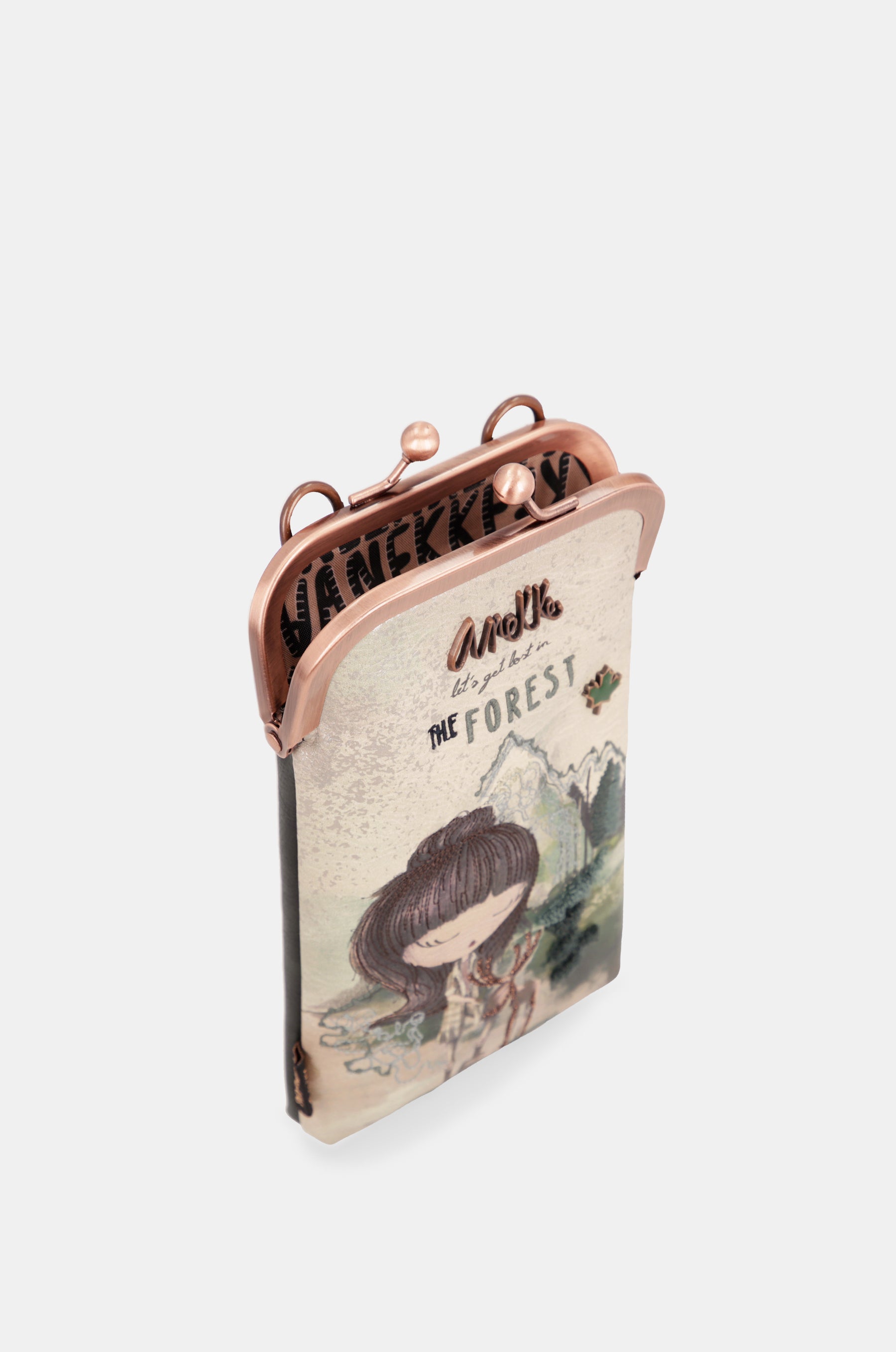 The Forest shoulder bag with integrated wallet