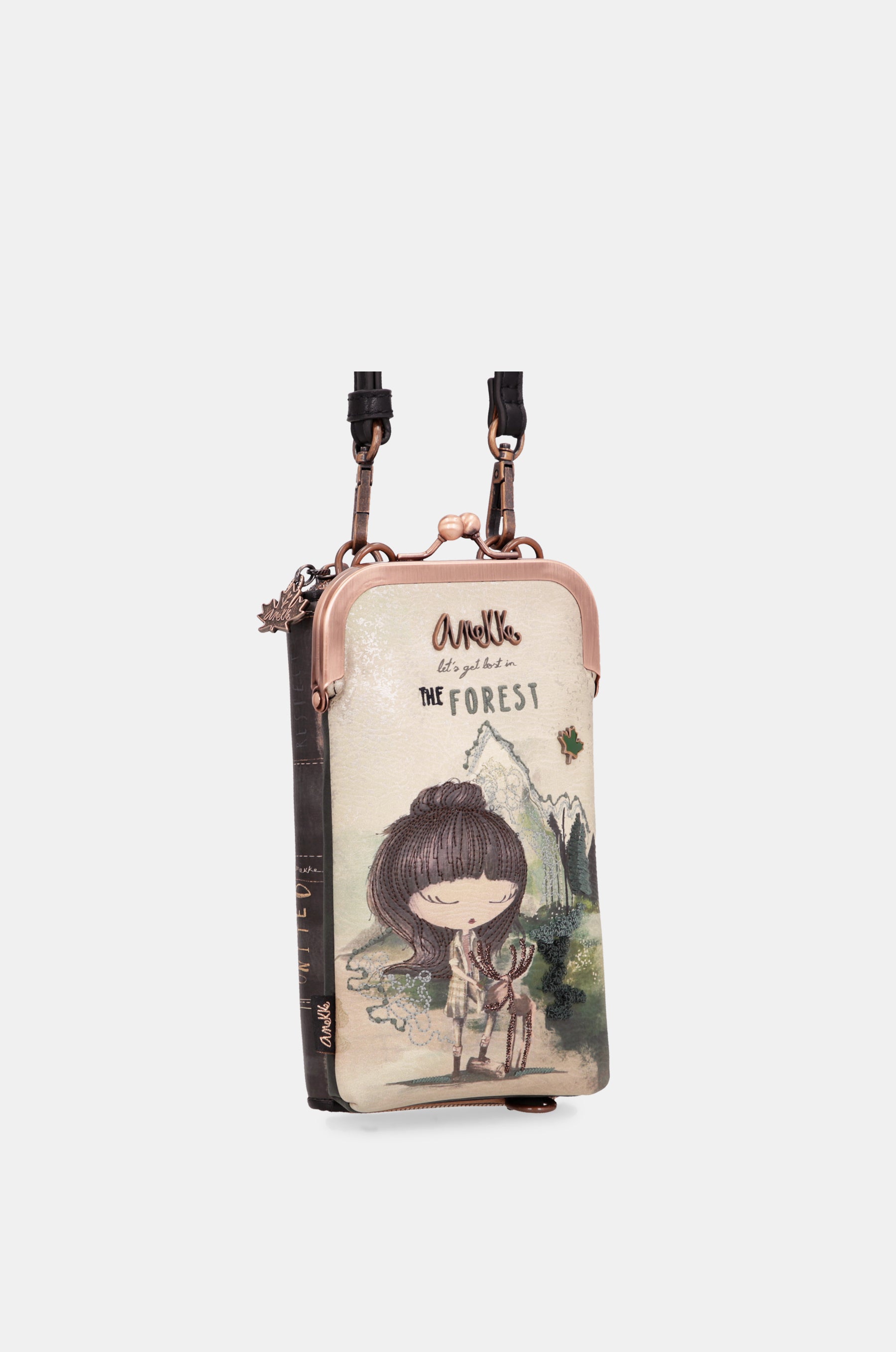 The Forest shoulder bag with integrated wallet