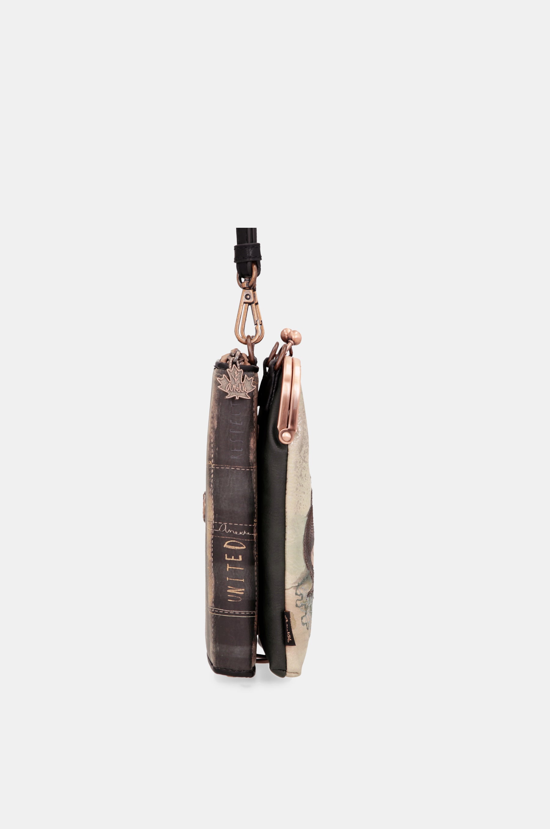 The Forest shoulder bag with integrated wallet