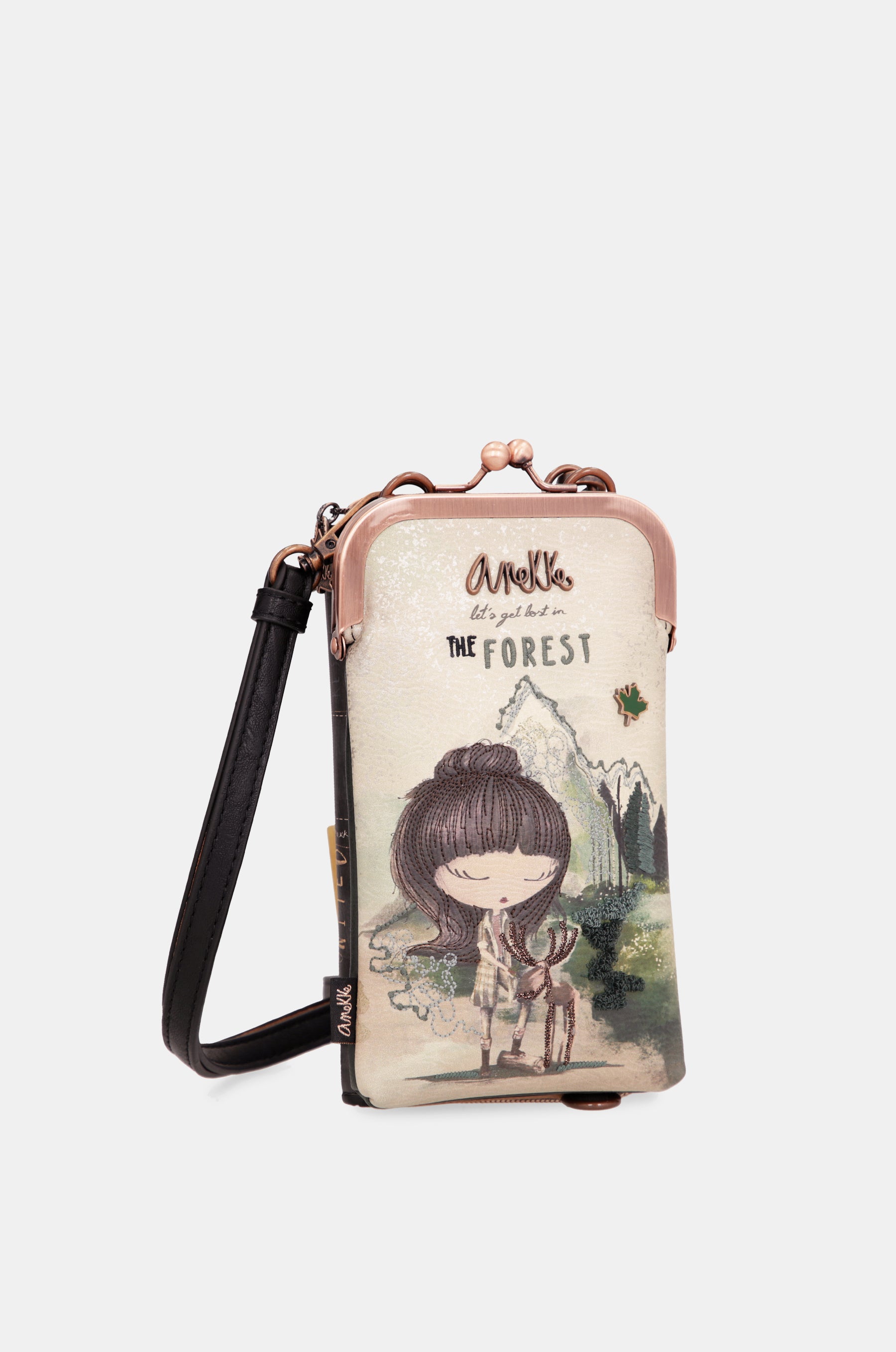 The Forest shoulder bag with integrated wallet