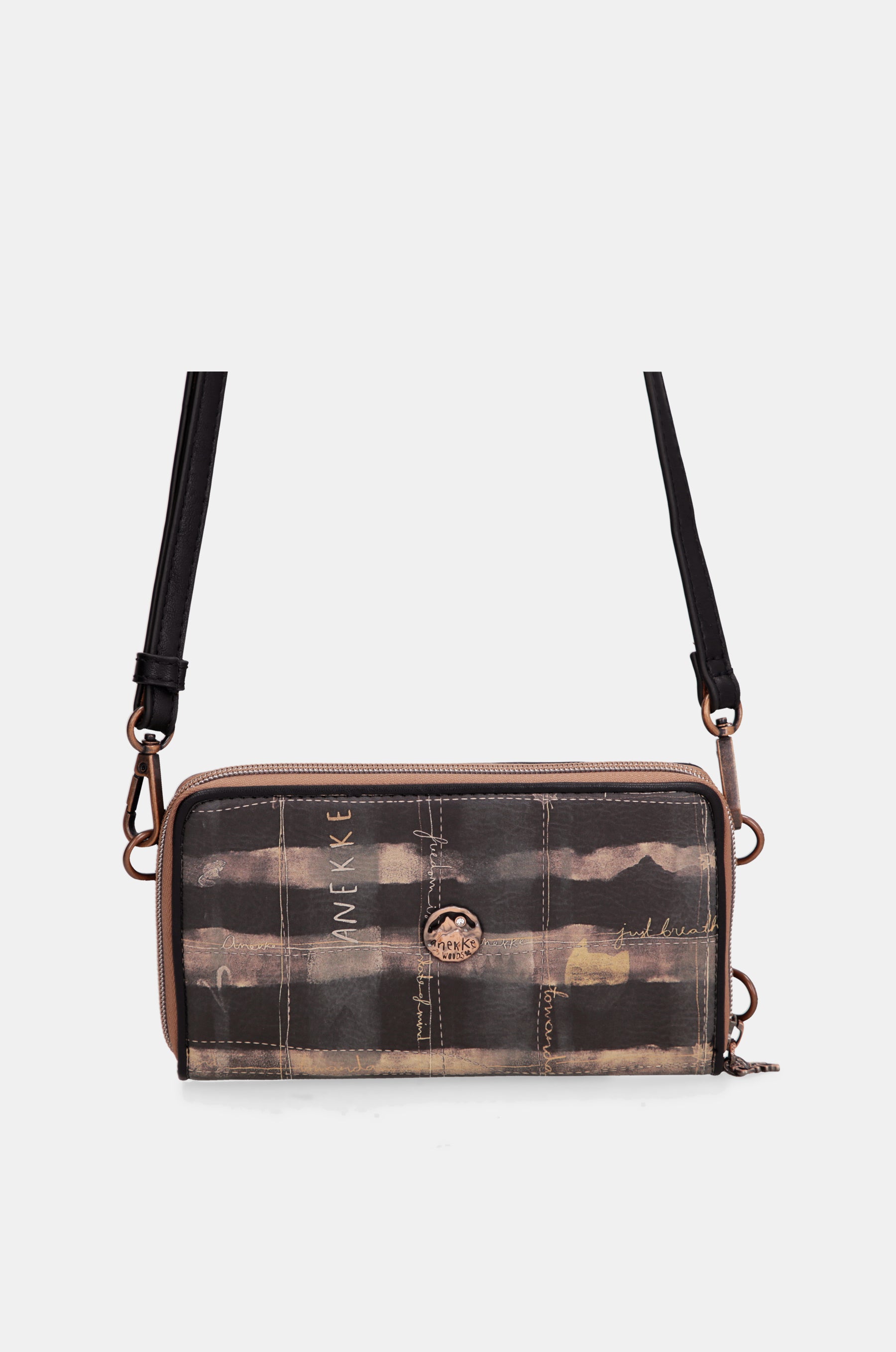 The Forest shoulder bag with integrated wallet