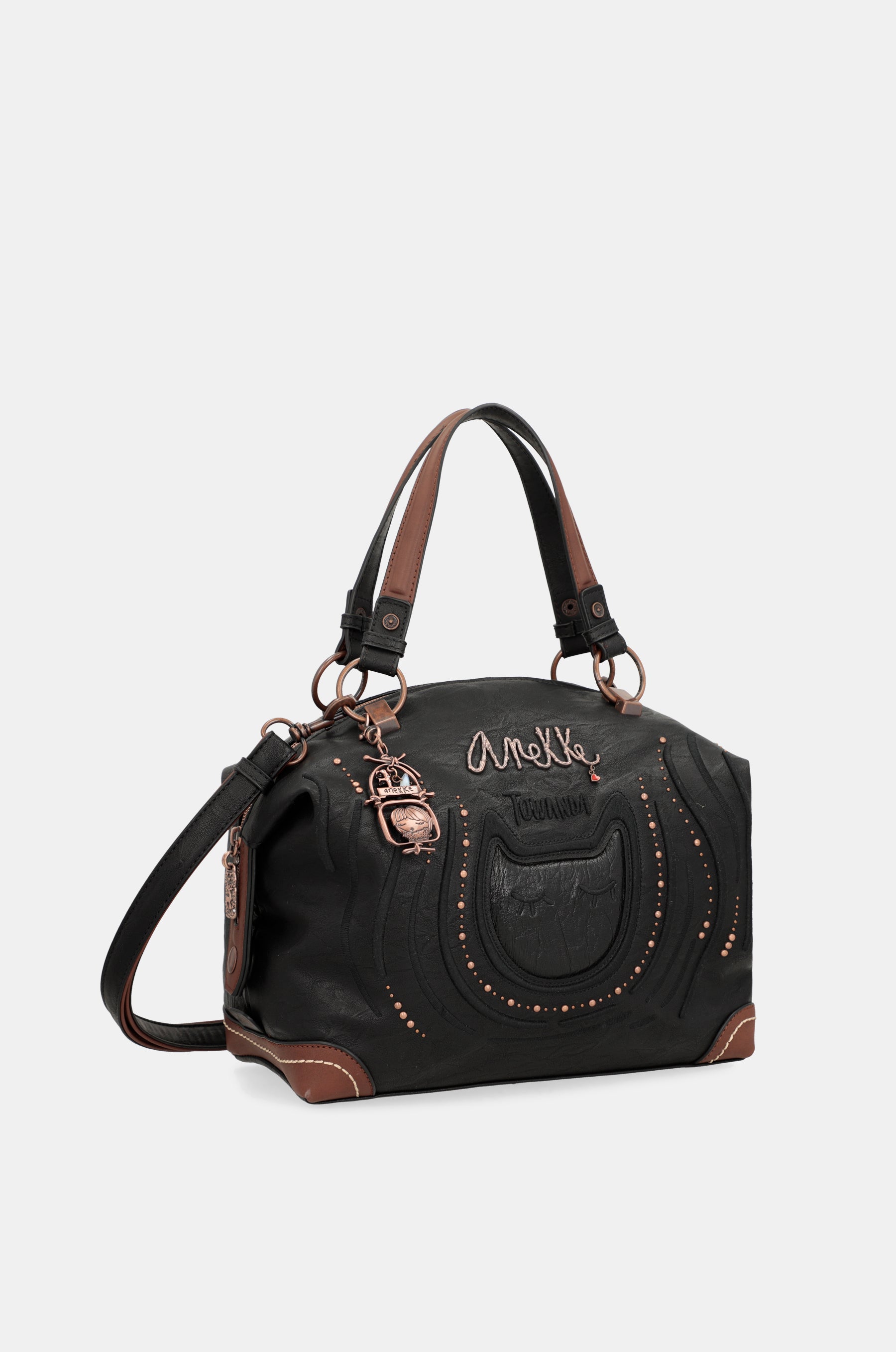 Wild black bowling bag