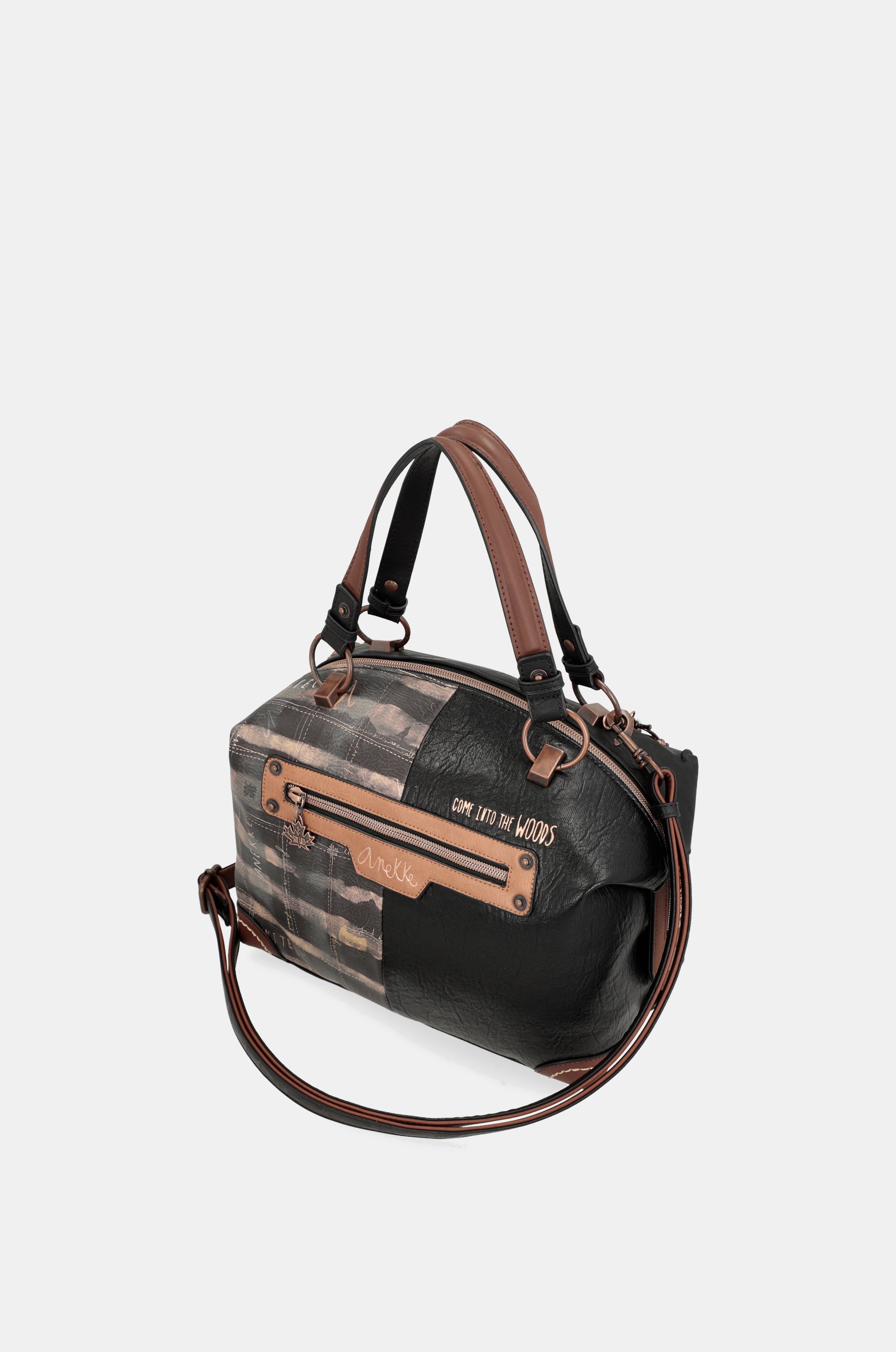 Wild black bowling bag