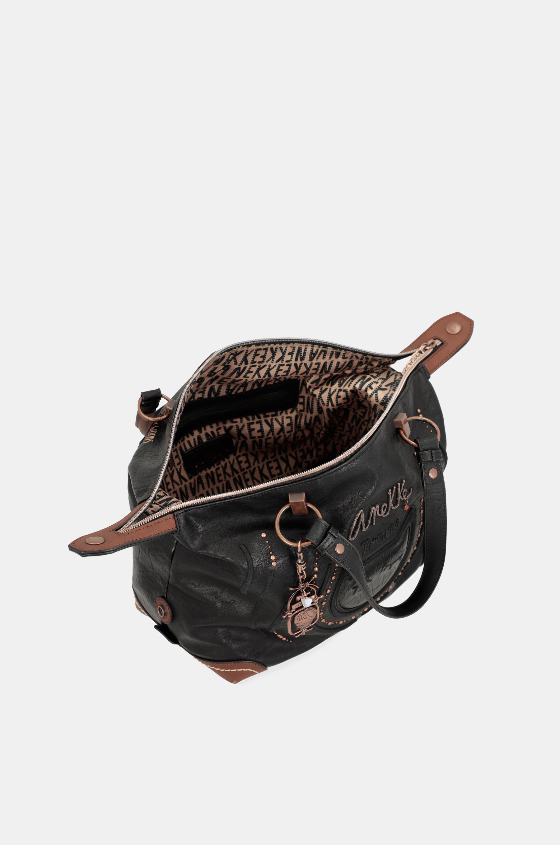 Wild black bowling bag