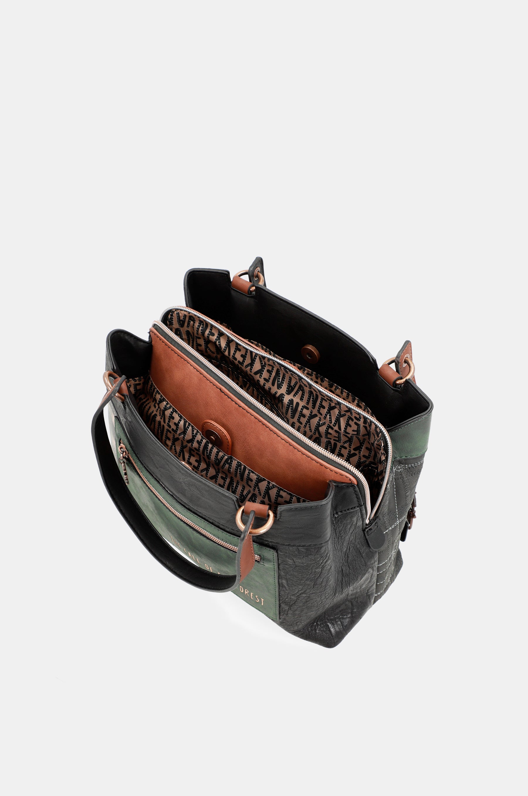 Wild 3 compartments tote bag