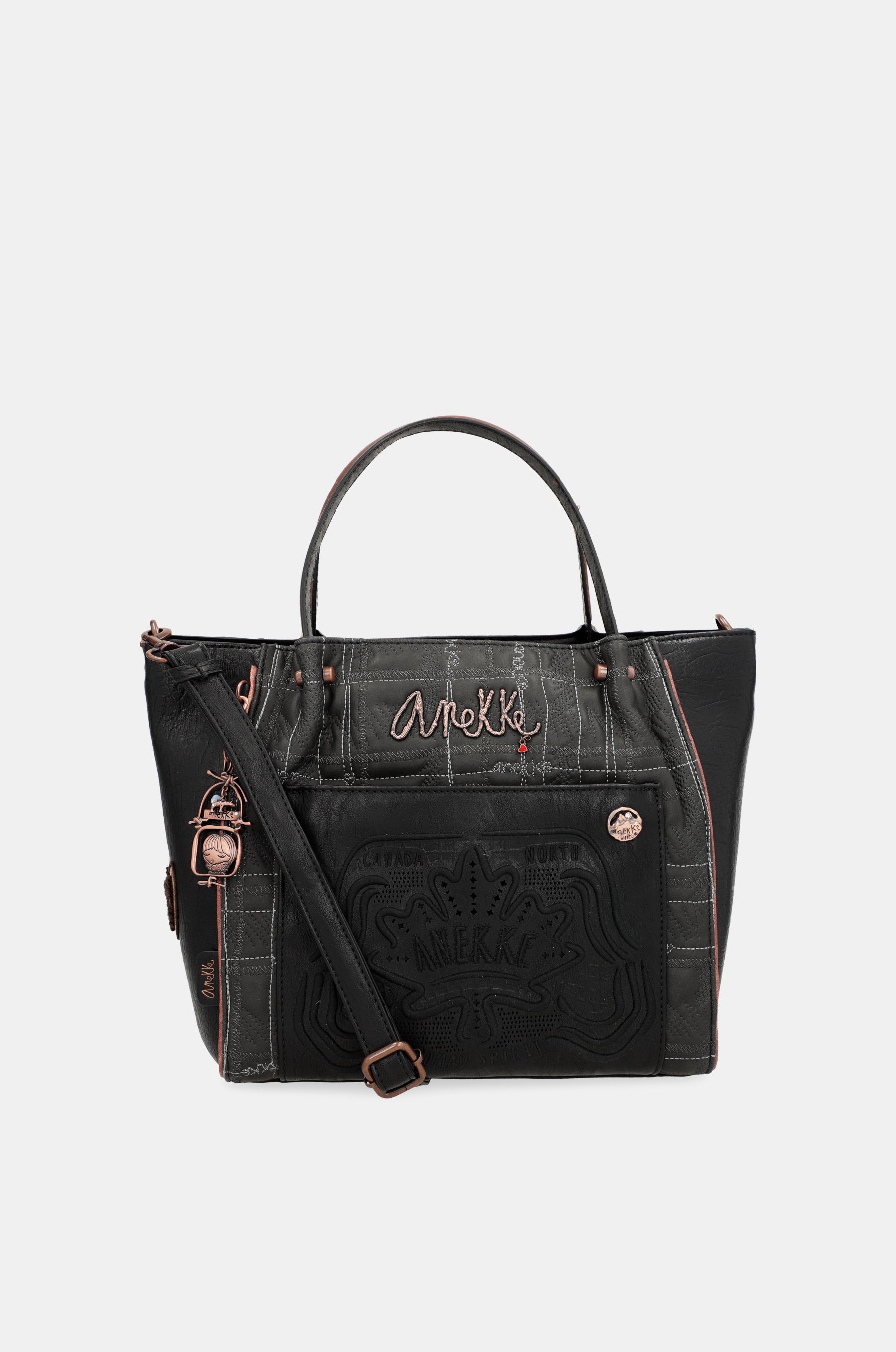 Wild tote bag with shoulder strap