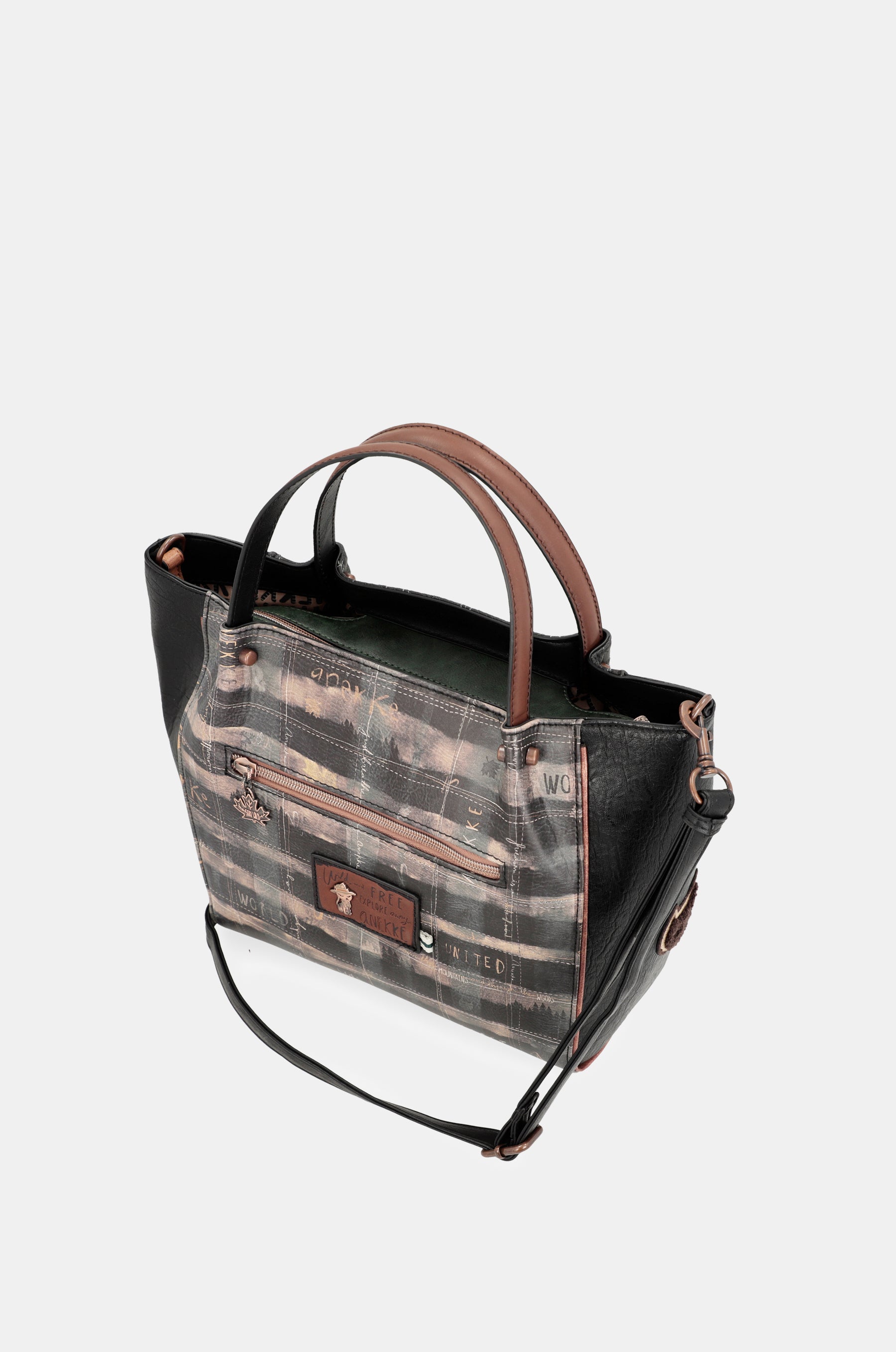 Wild tote bag with shoulder strap