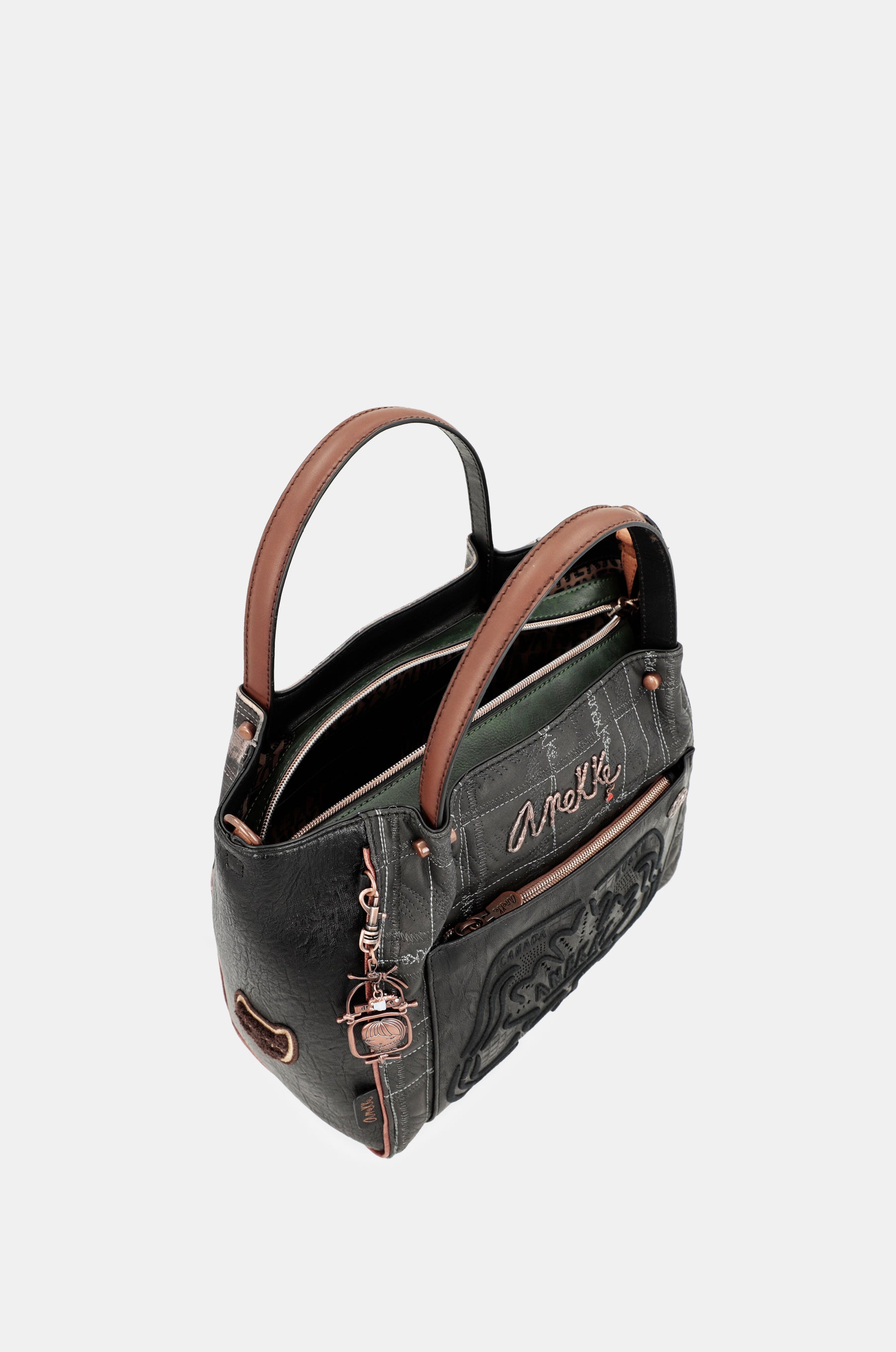 Wild tote bag with shoulder strap