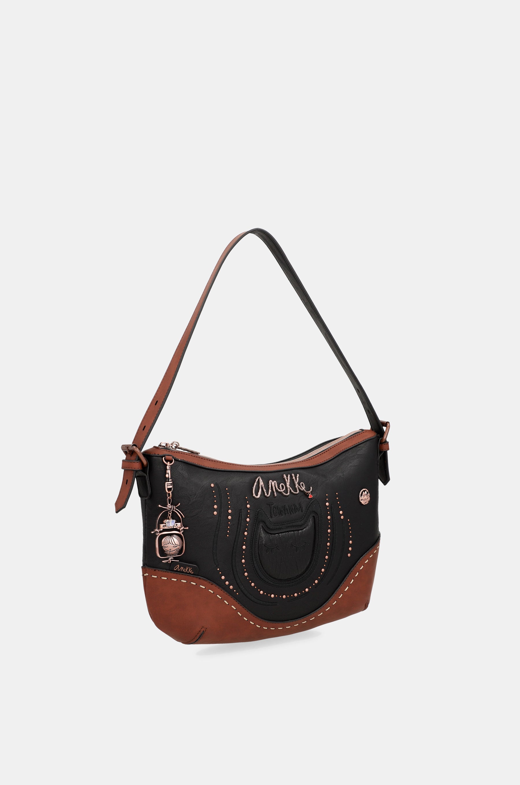 Wild oval shoulder bag