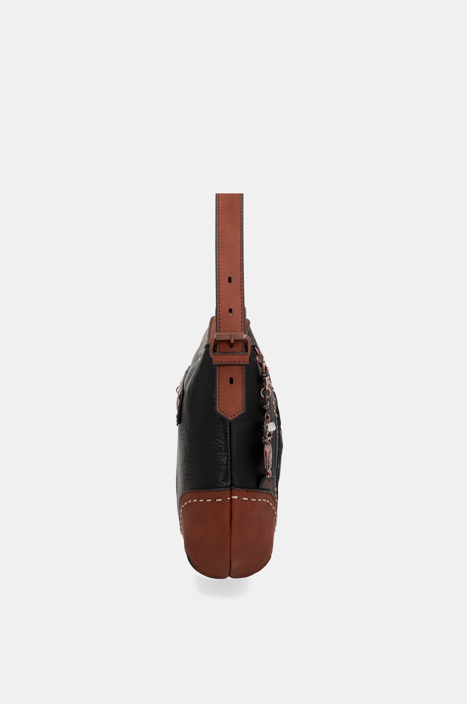 Wild oval shoulder bag