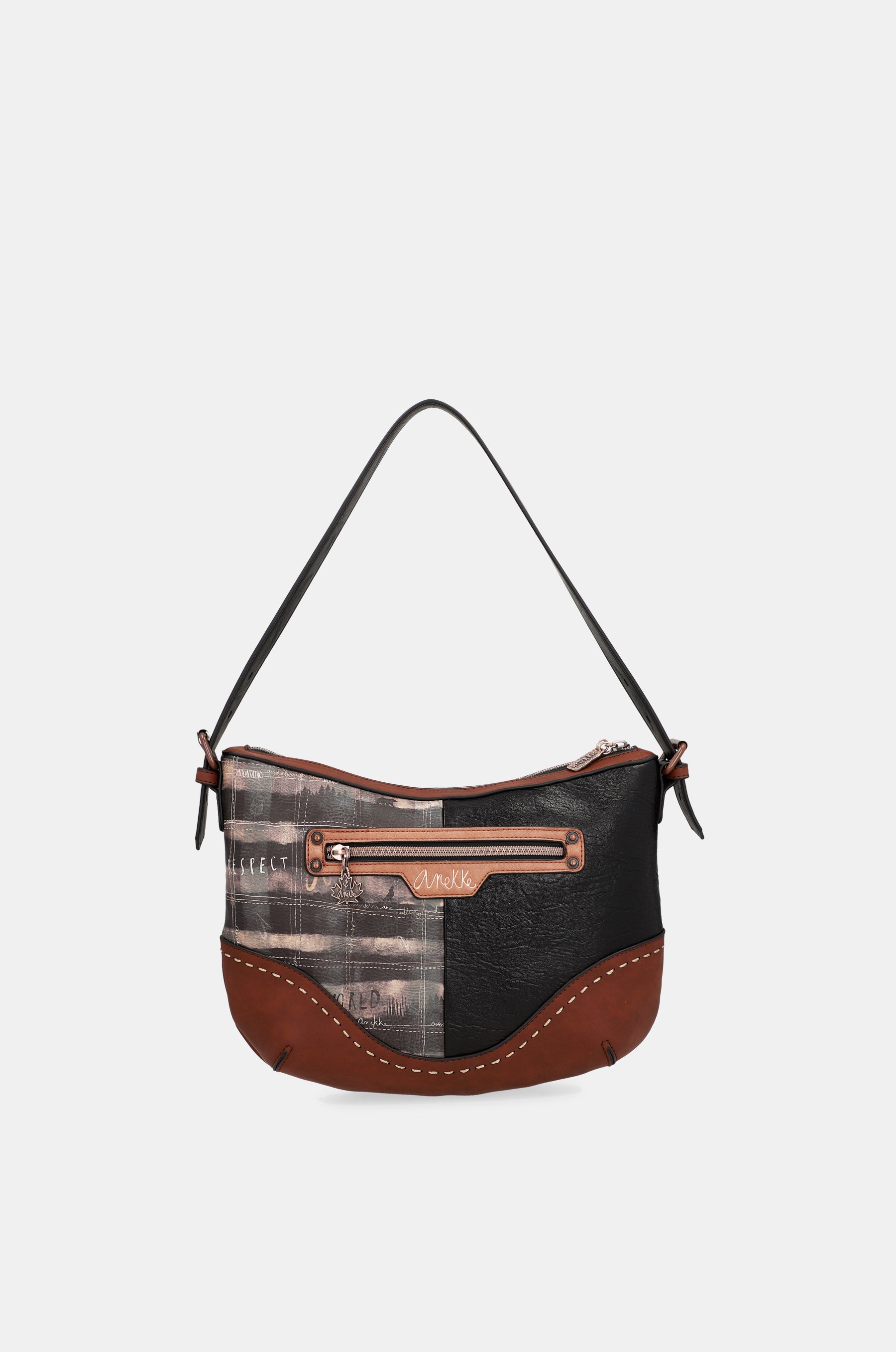 Wild oval shoulder bag