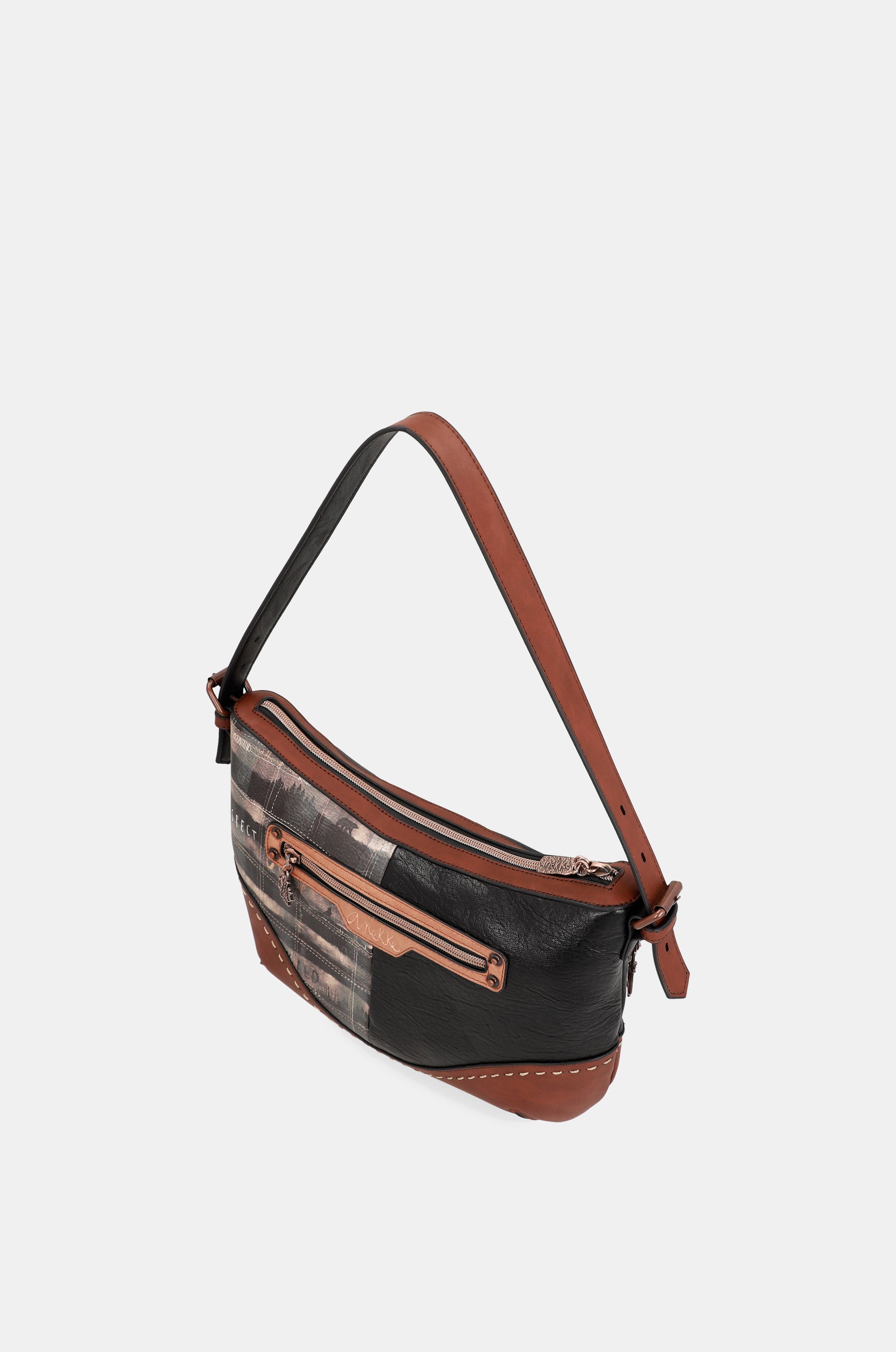 Wild oval shoulder bag