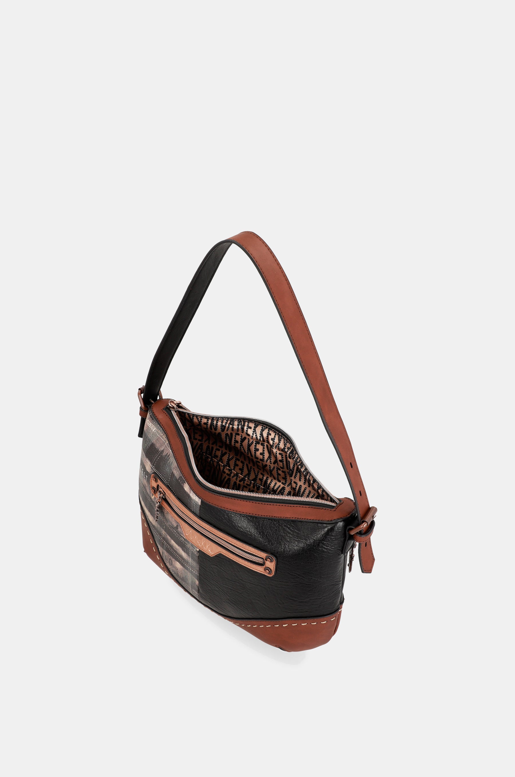 Wild oval shoulder bag