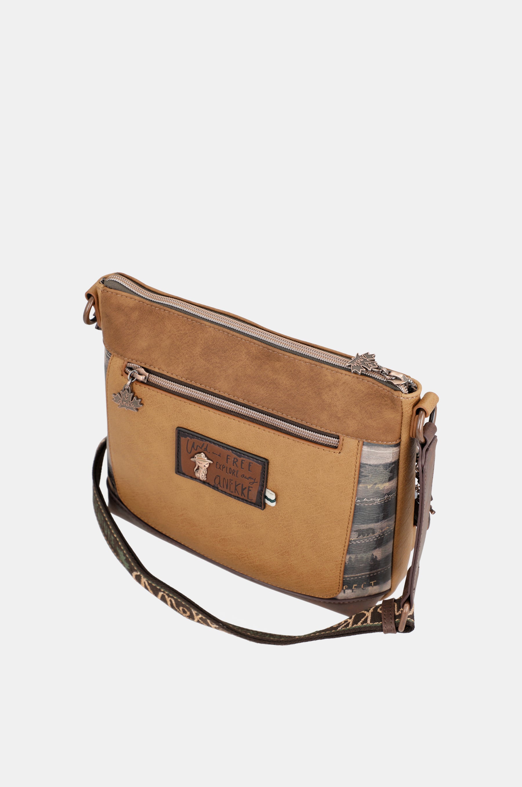 Wild green medium shoulder bag