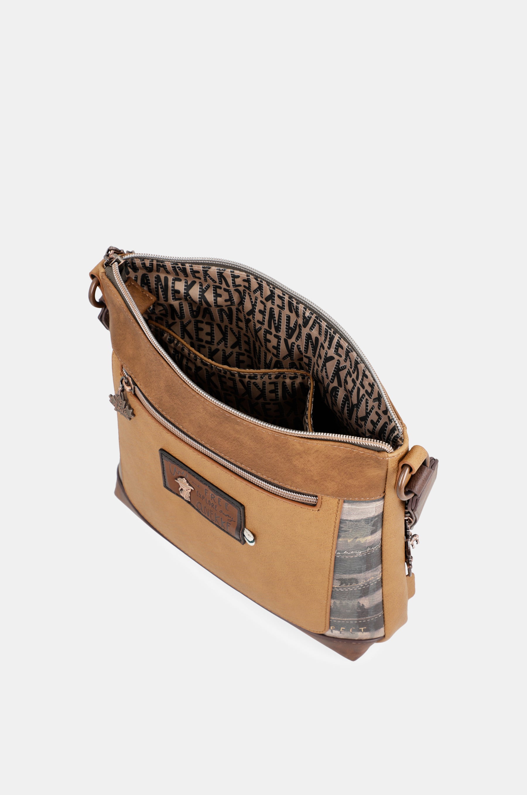 Wild green medium shoulder bag