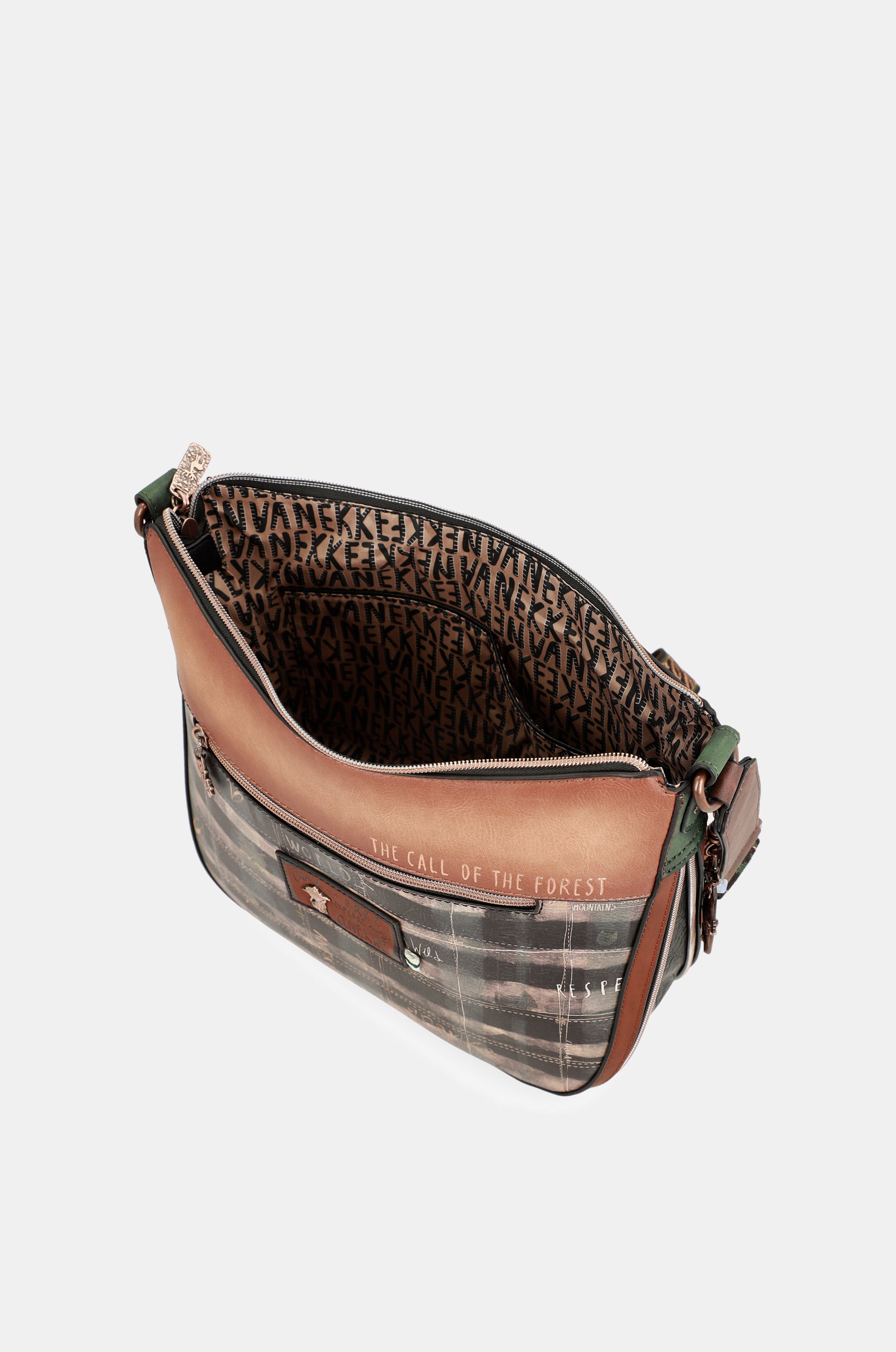 Wild large black shoulder bag