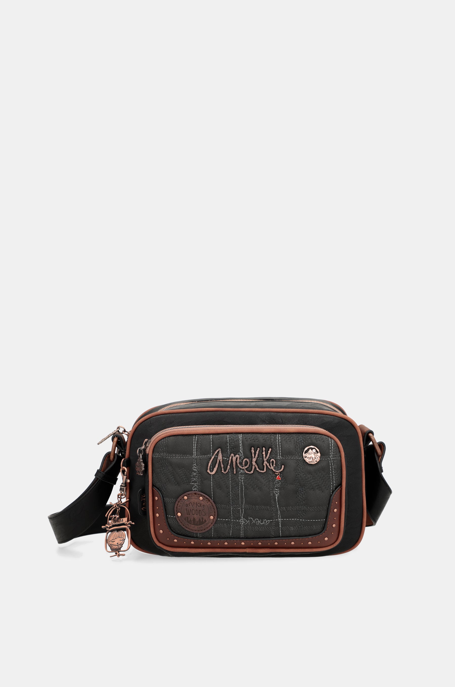 Wild shoulder bag with front pocket