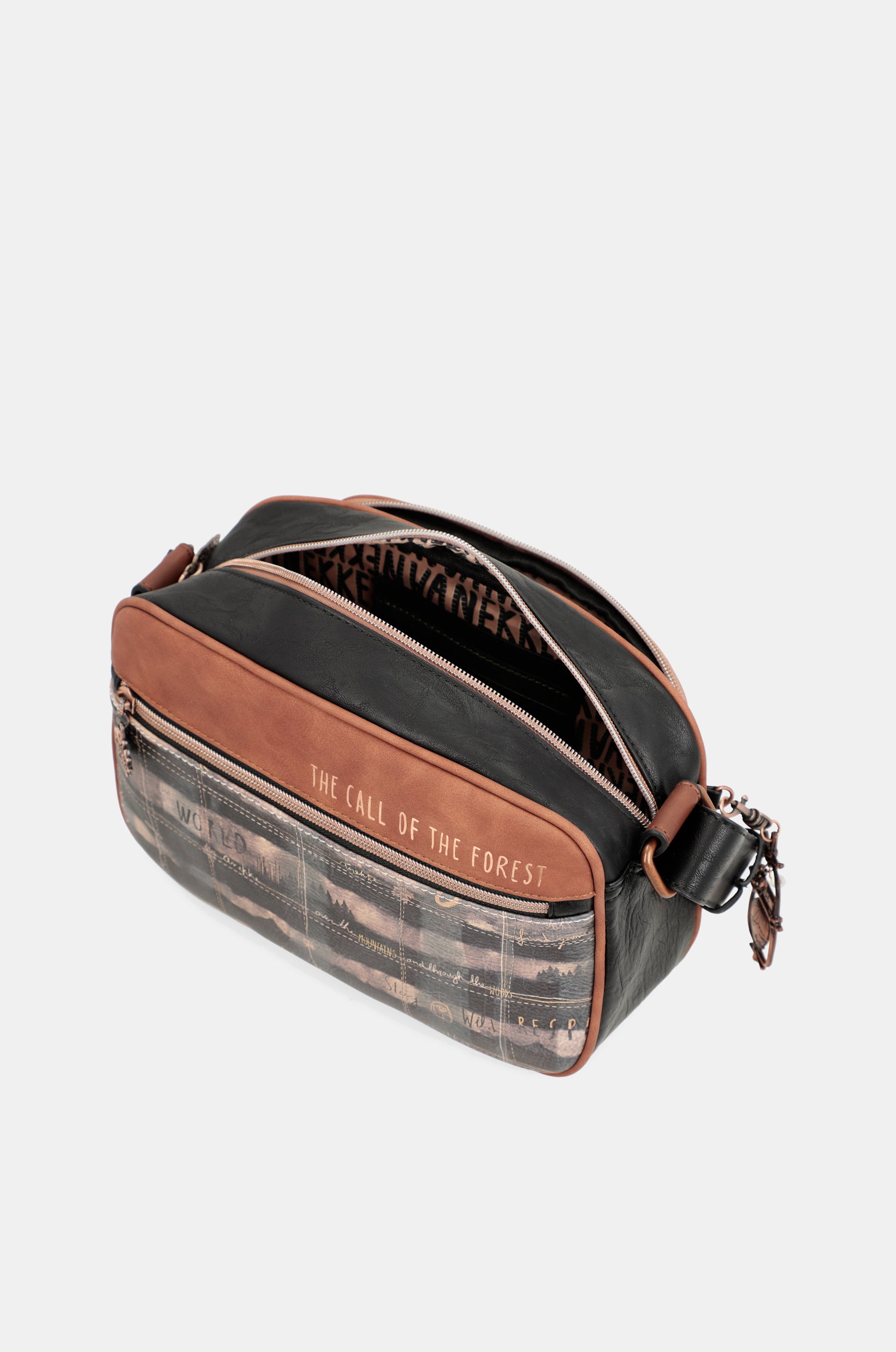 Wild shoulder bag with front pocket