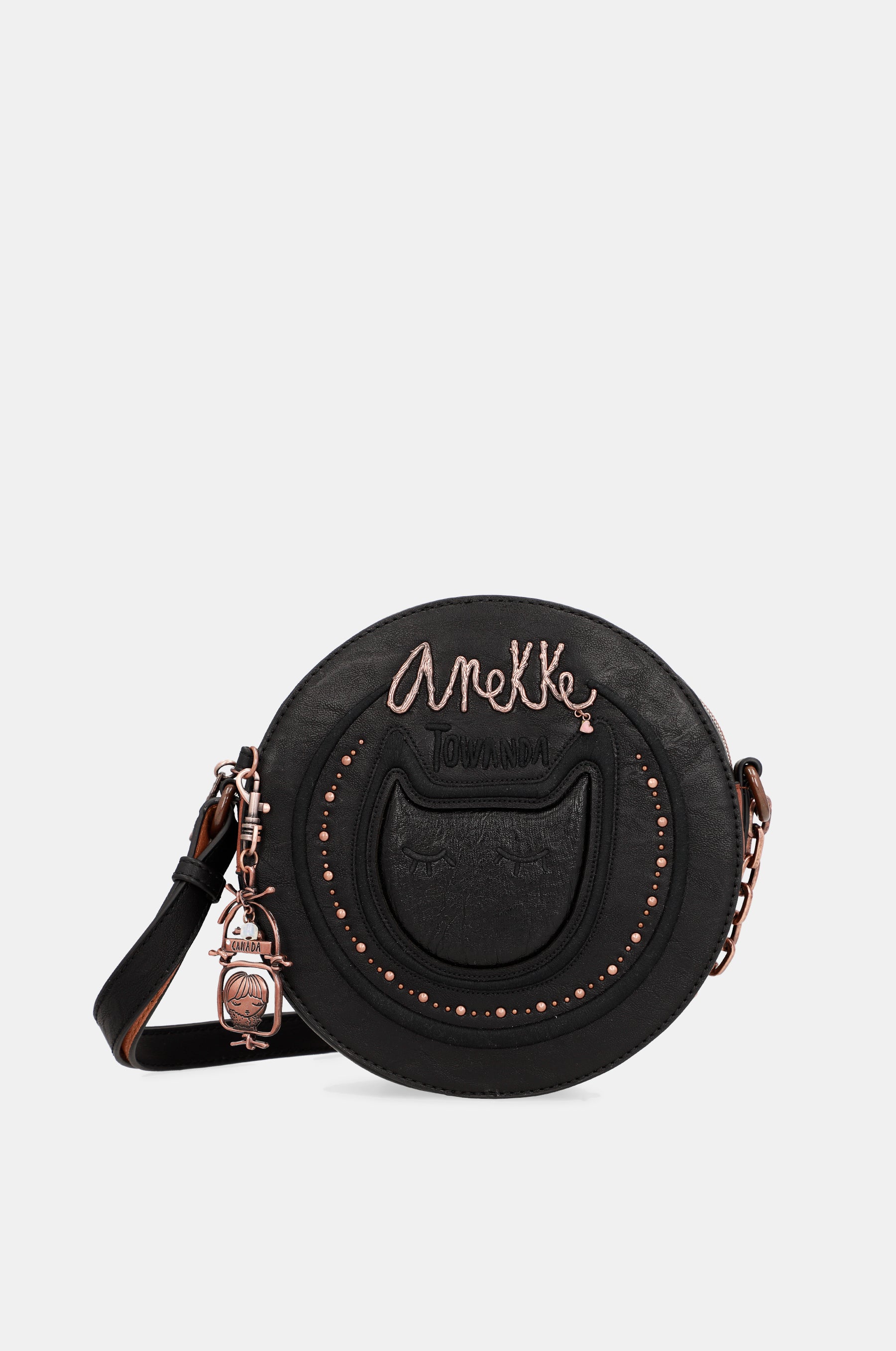 Wild round shoulder bag