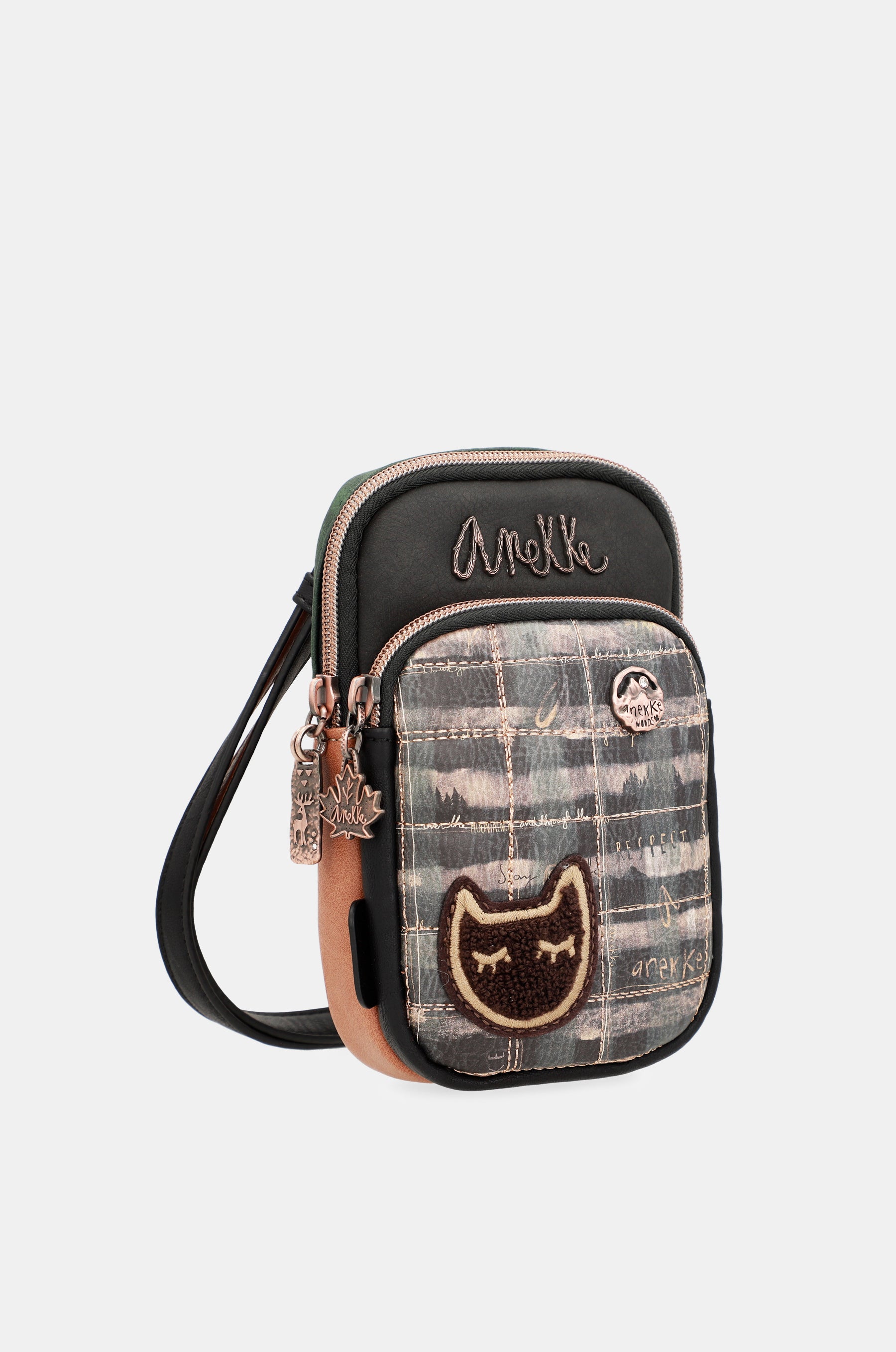 Wild mini shoulder bag with front pocket