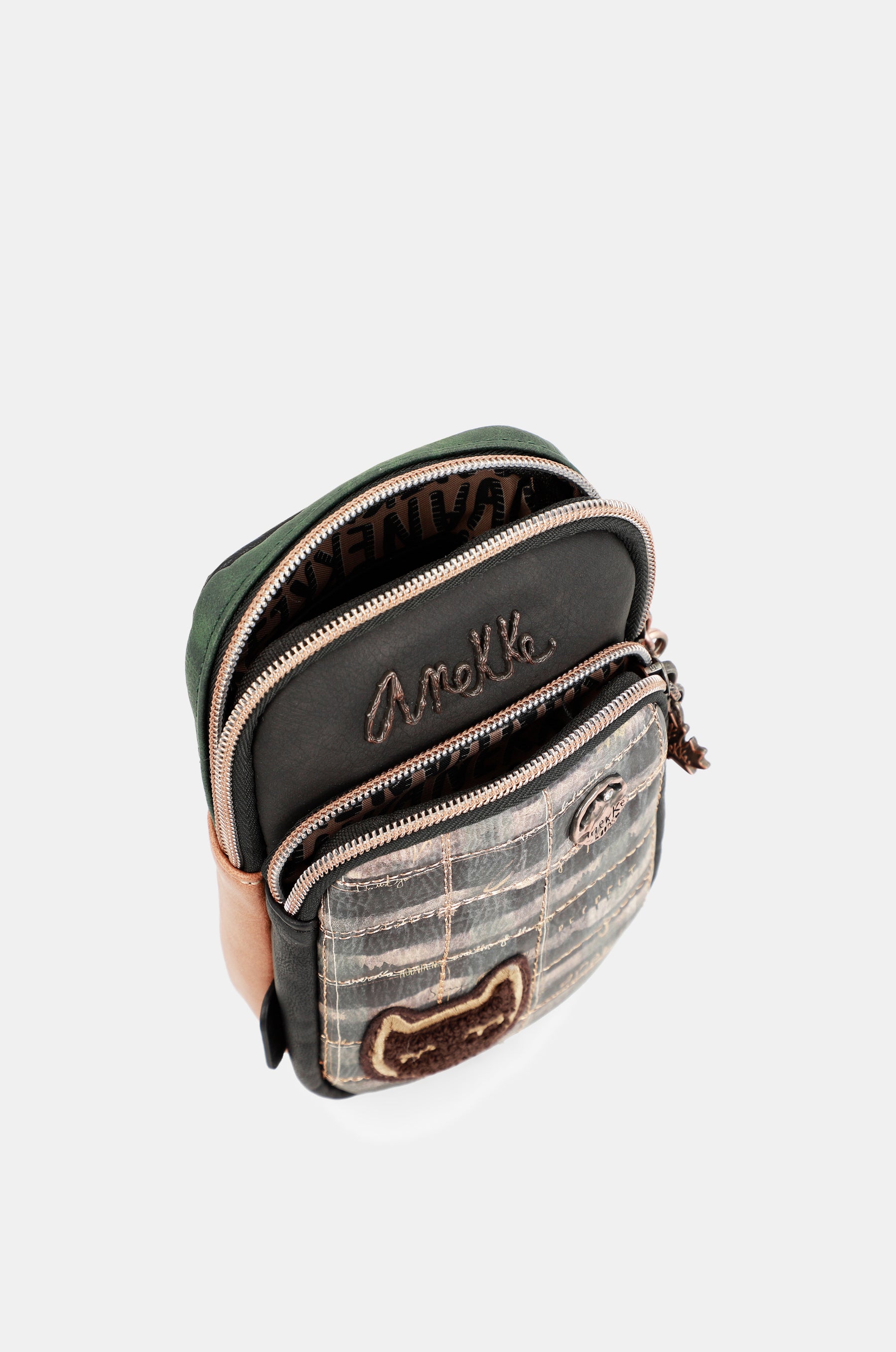Wild mini shoulder bag with front pocket